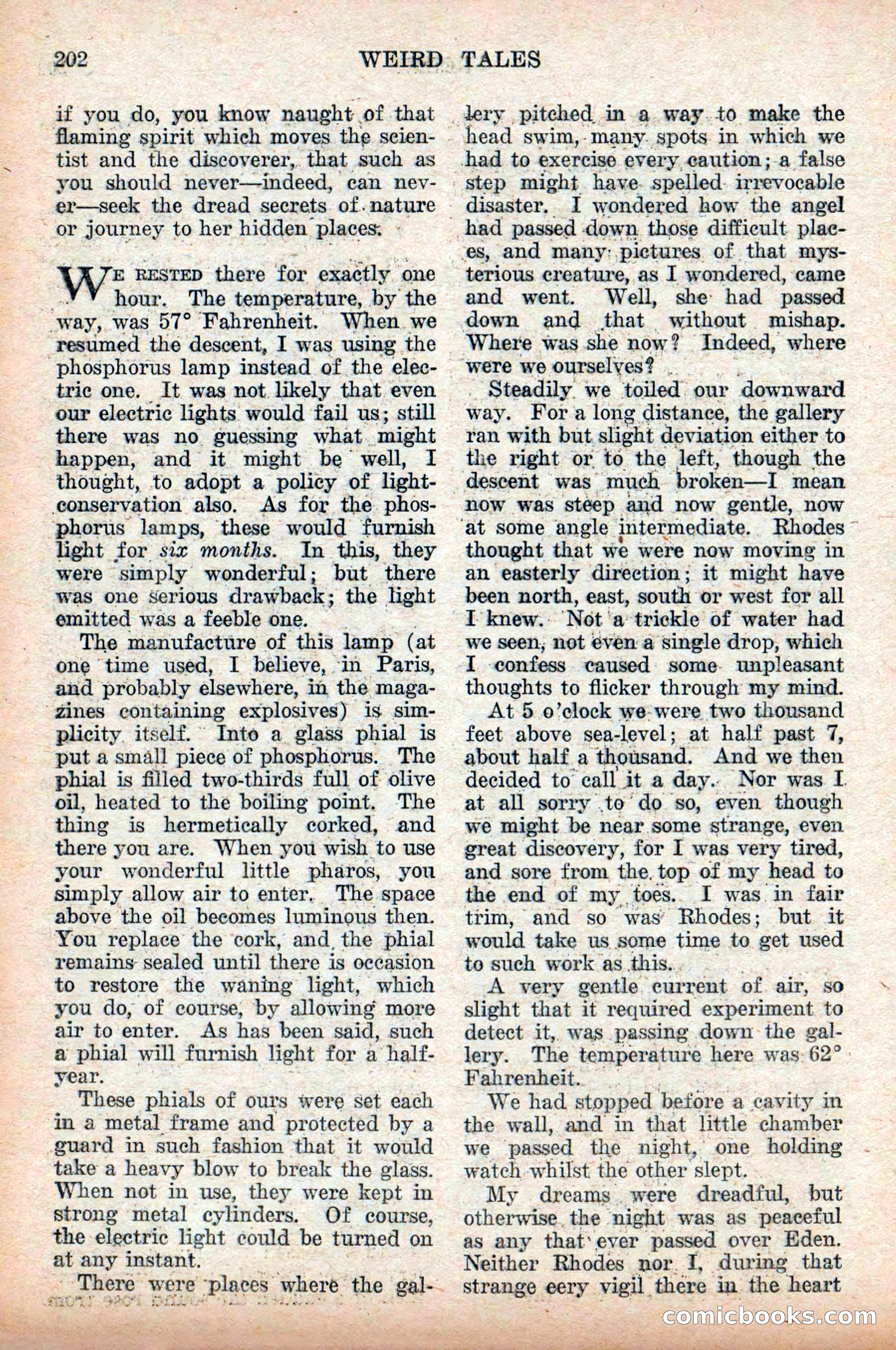 Weird Tales, Vol. 9 No. 2 — page 60 of 148