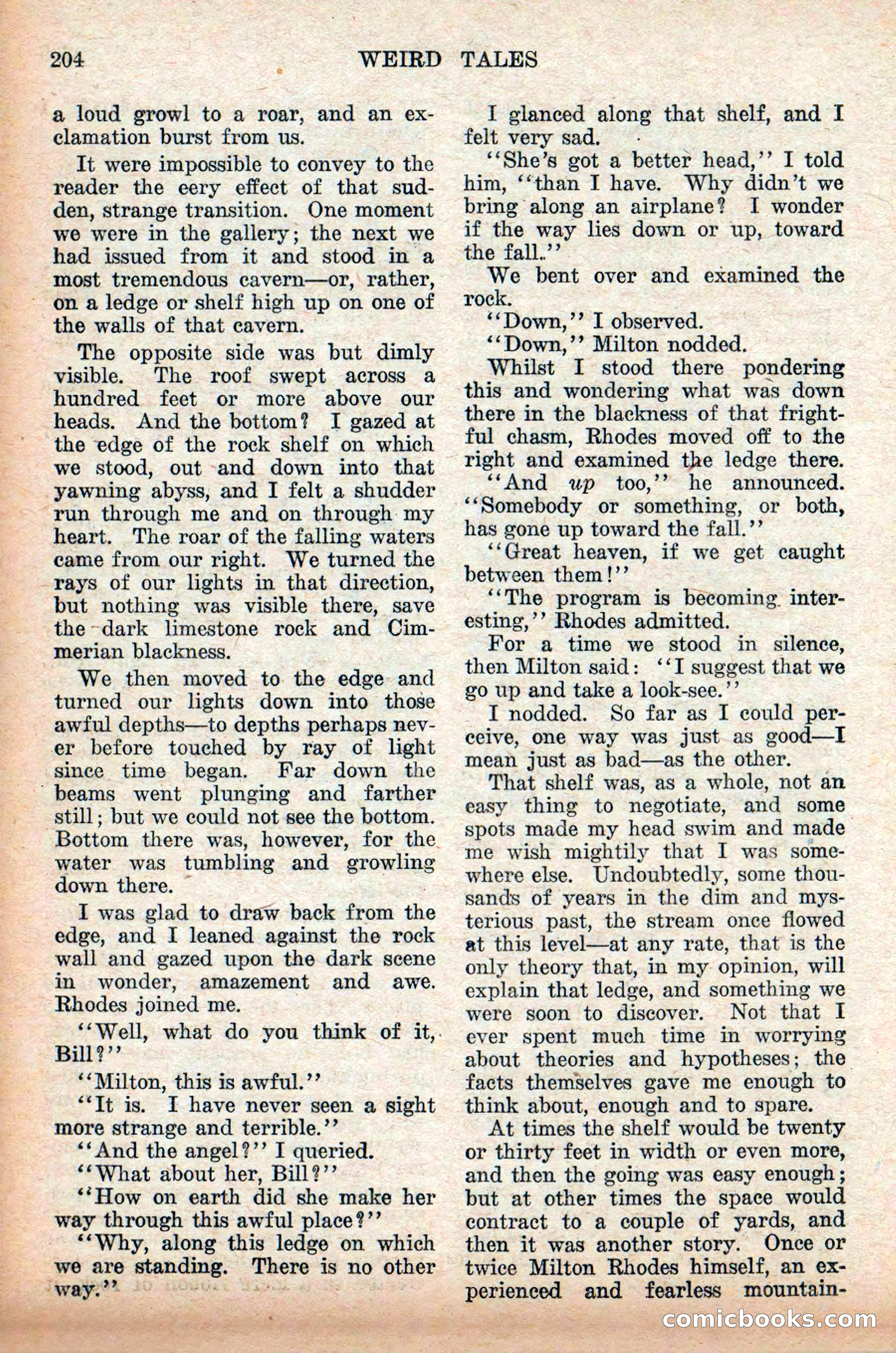 Weird Tales, Vol. 9 No. 2 — page 62 of 148