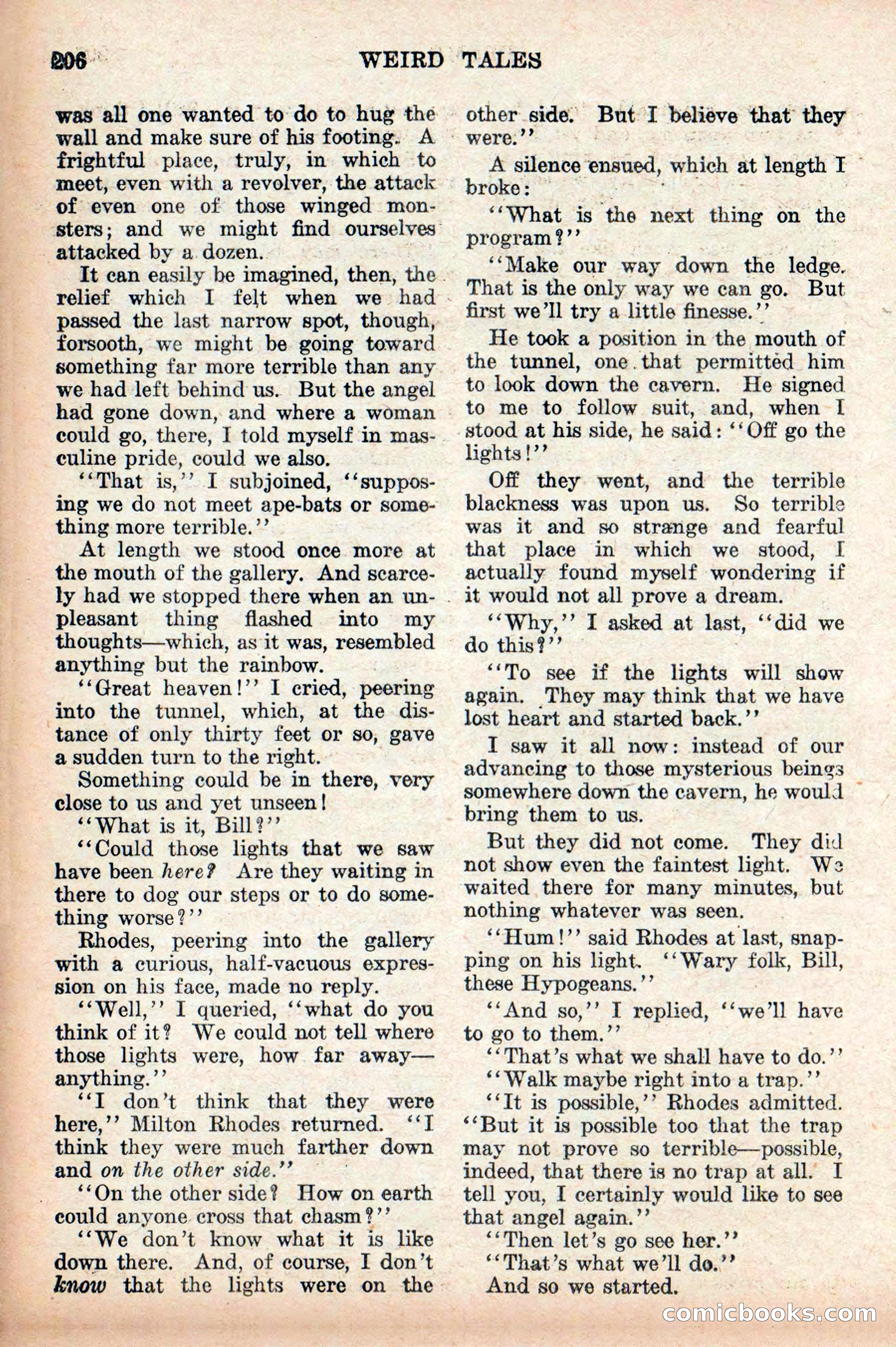 Weird Tales, Vol. 9 No. 2 — page 64 of 148