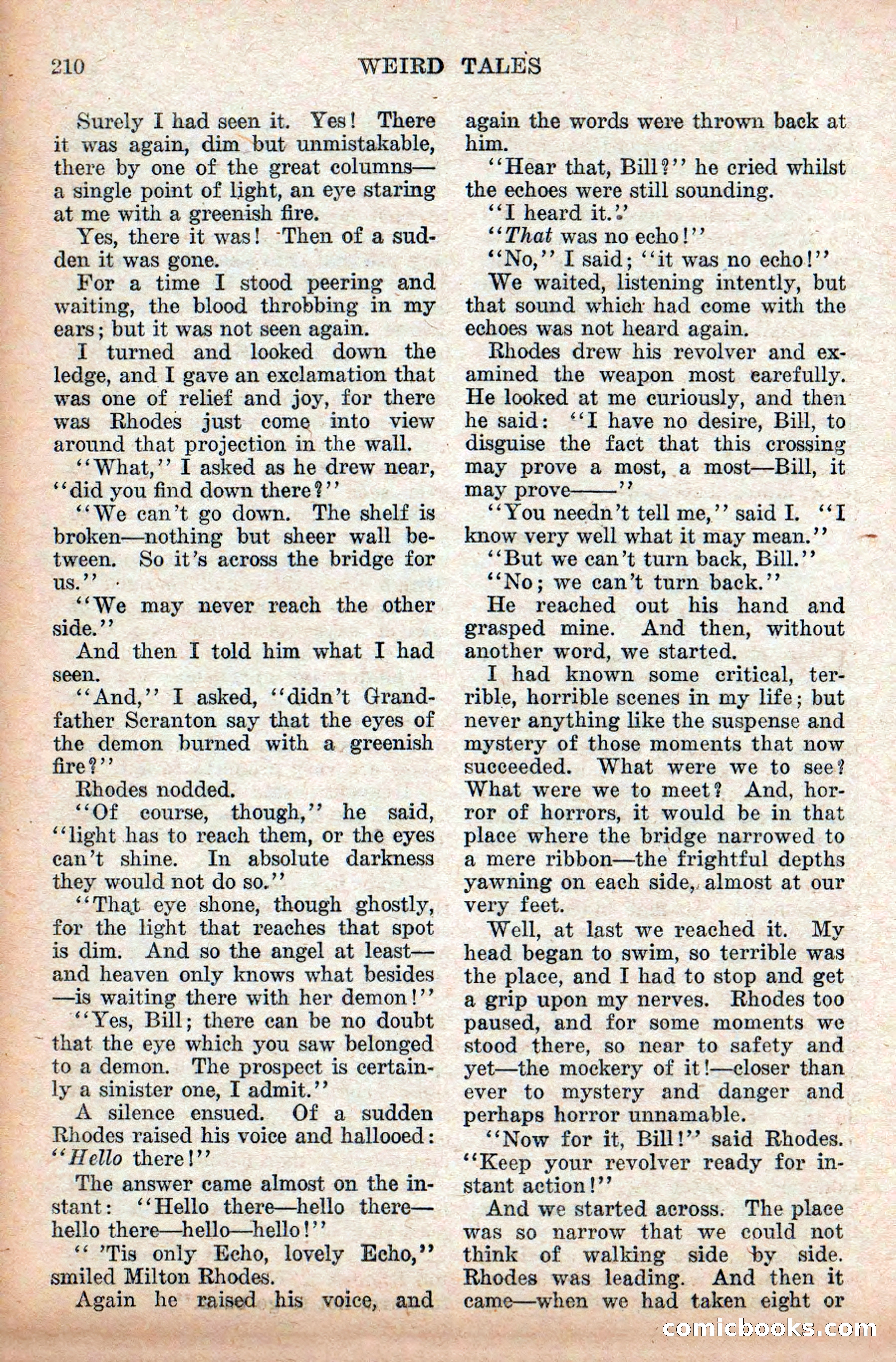 Weird Tales, Vol. 9 No. 2 — page 68 of 148
