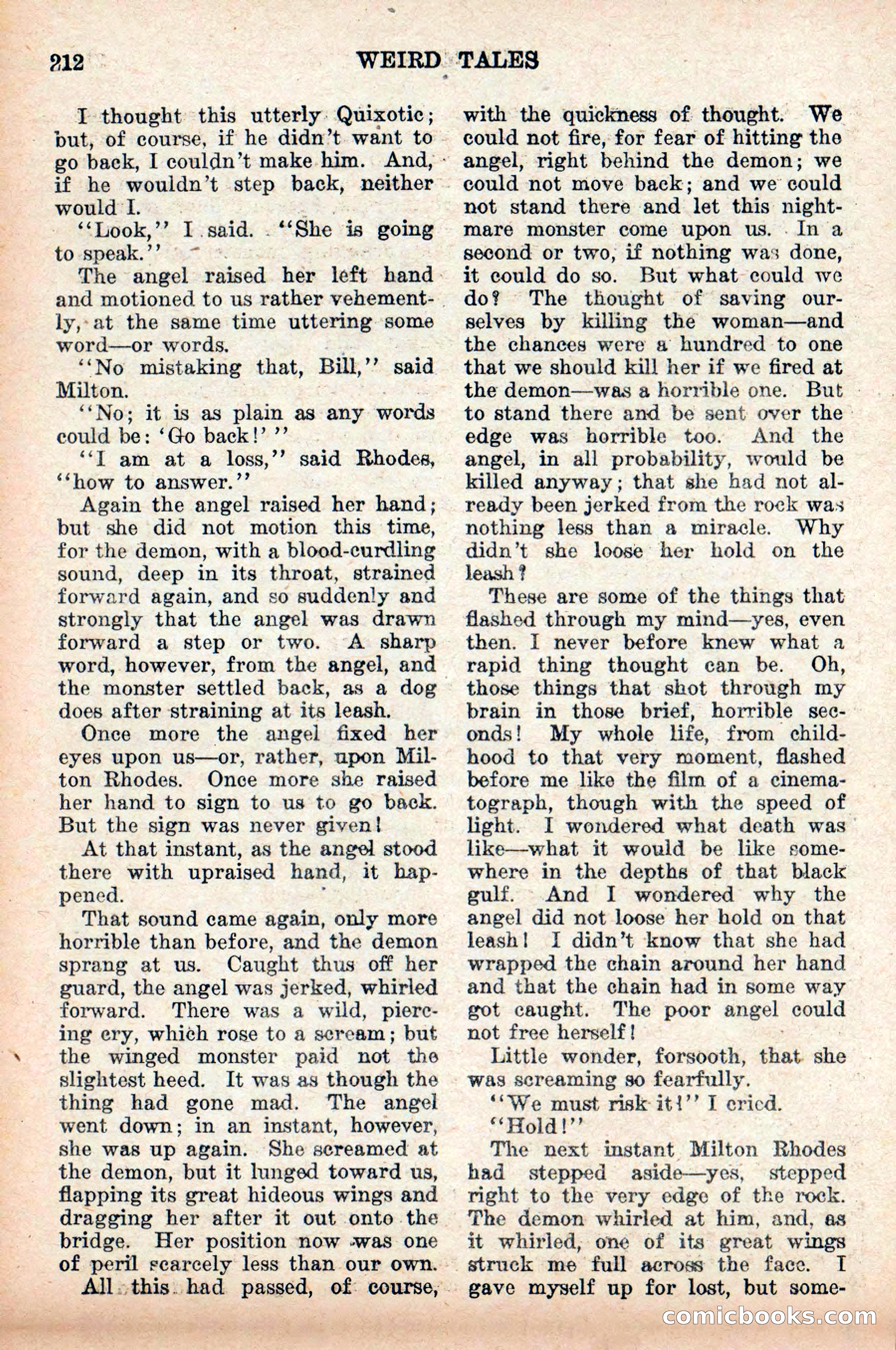 Weird Tales, Vol. 9 No. 2 — page 70 of 148