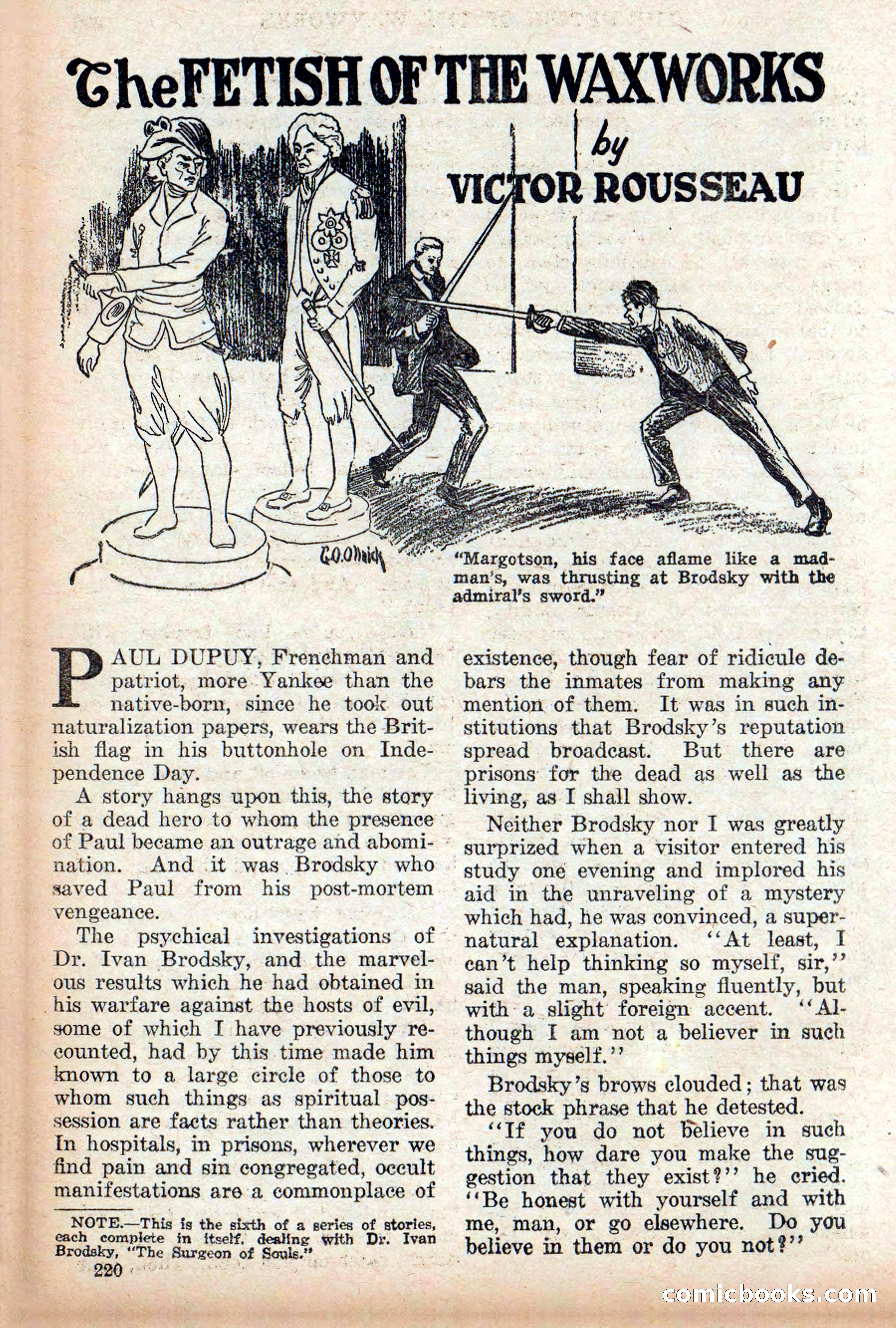 Weird Tales, Vol. 9 No. 2 — page 78 of 148