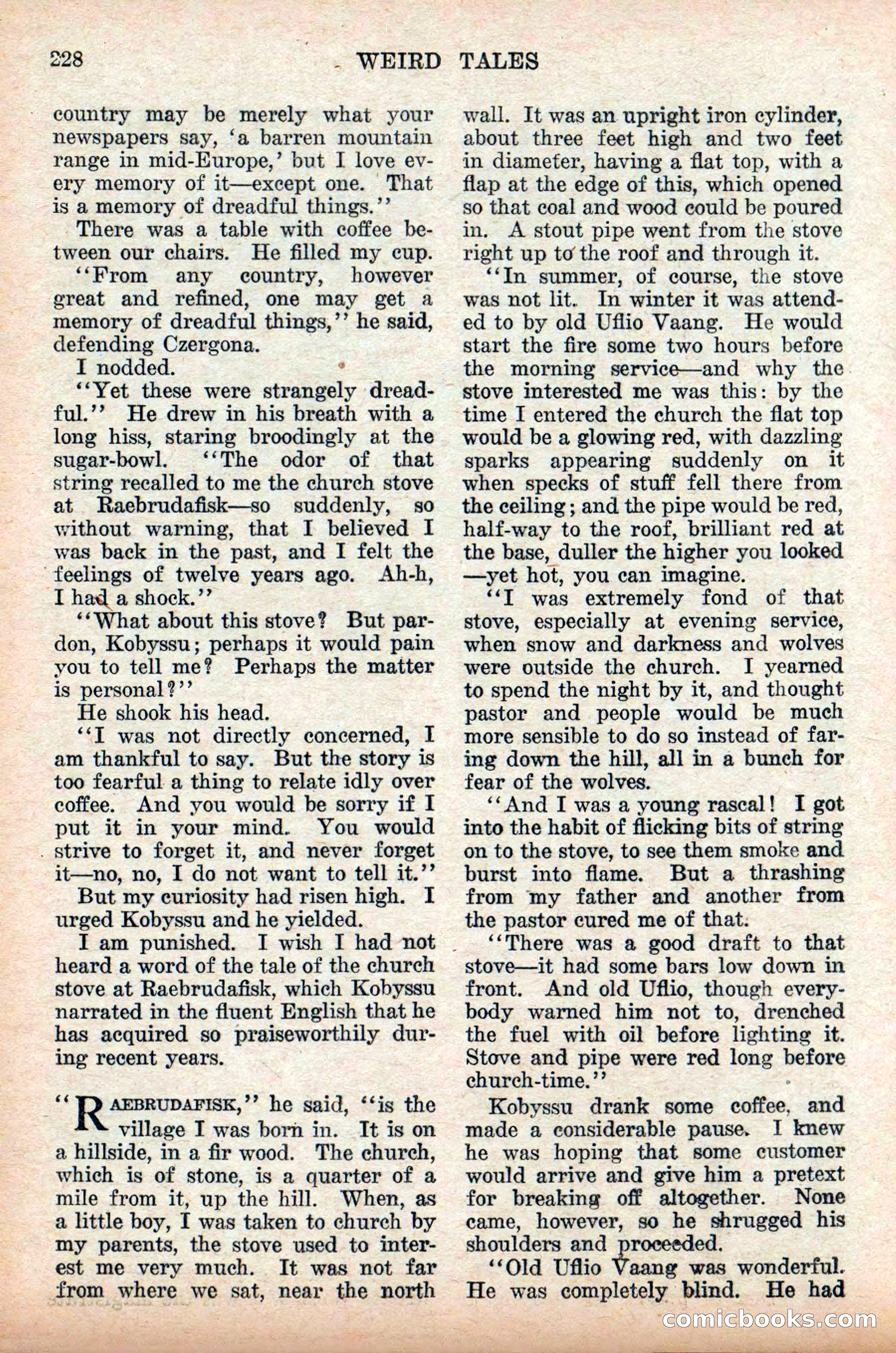 Weird Tales, Vol. 9 No. 2 — page 86 of 148