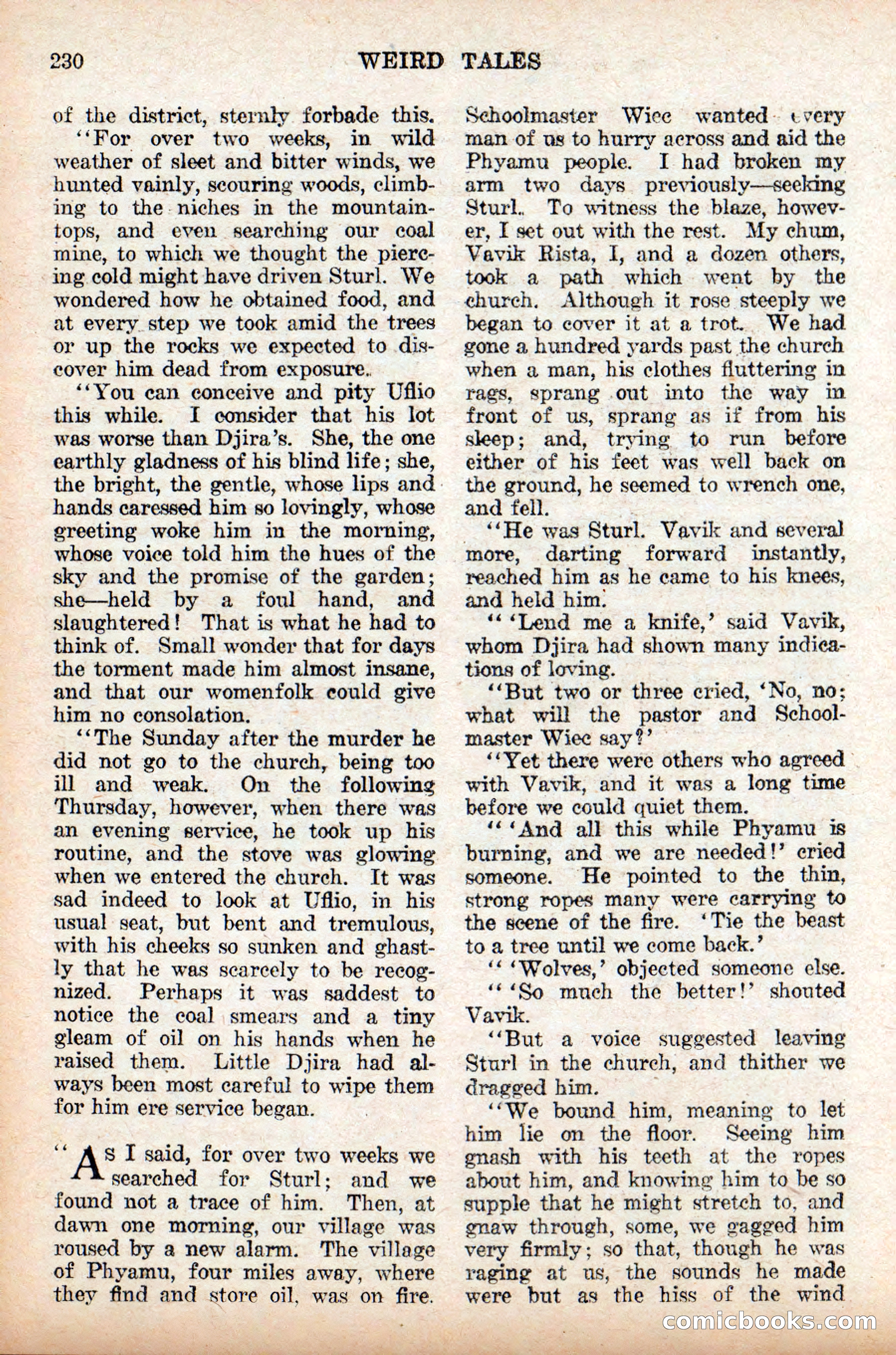 Weird Tales, Vol. 9 No. 2 — page 88 of 148