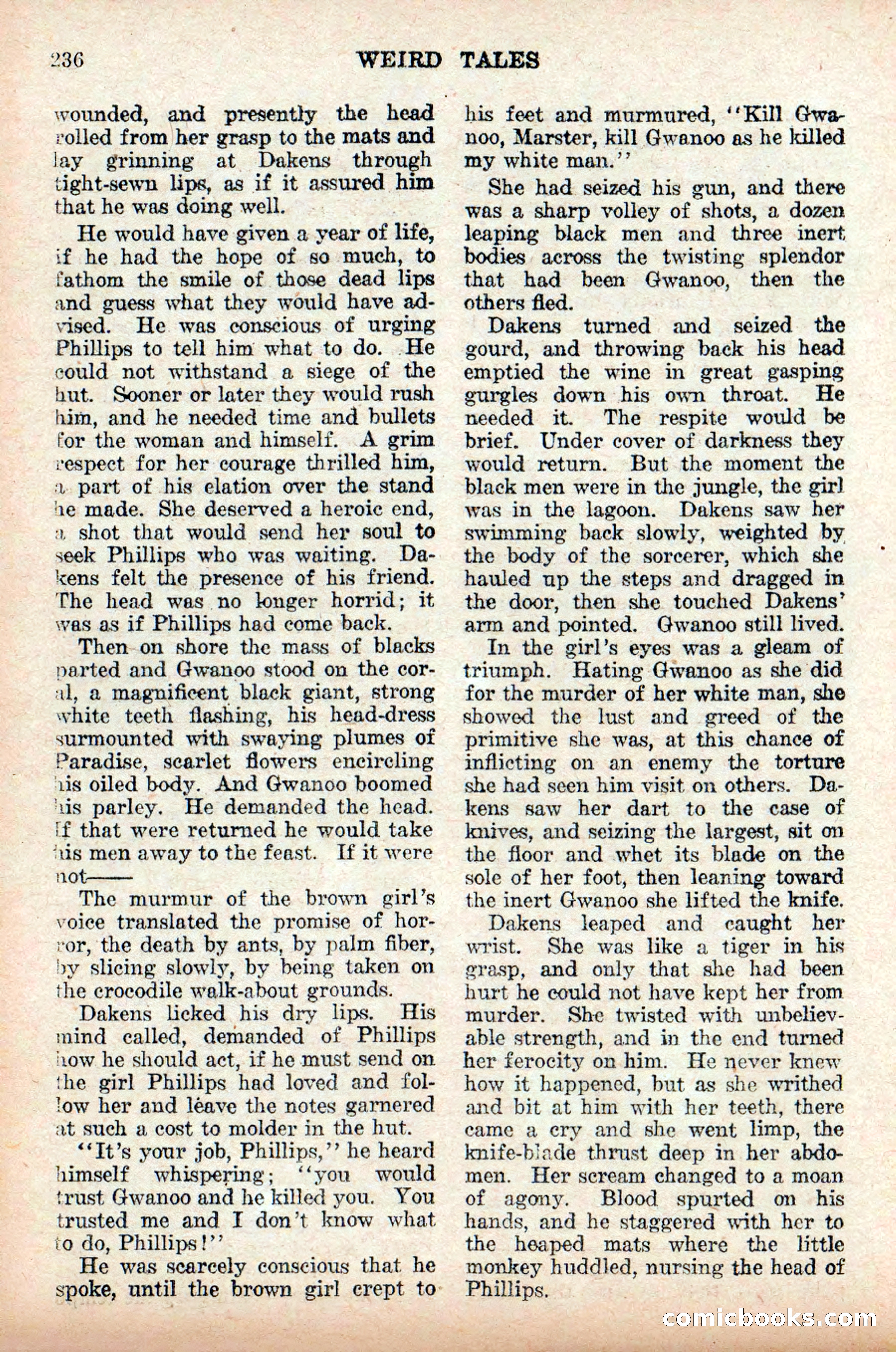 Weird Tales, Vol. 9 No. 2 — page 94 of 148