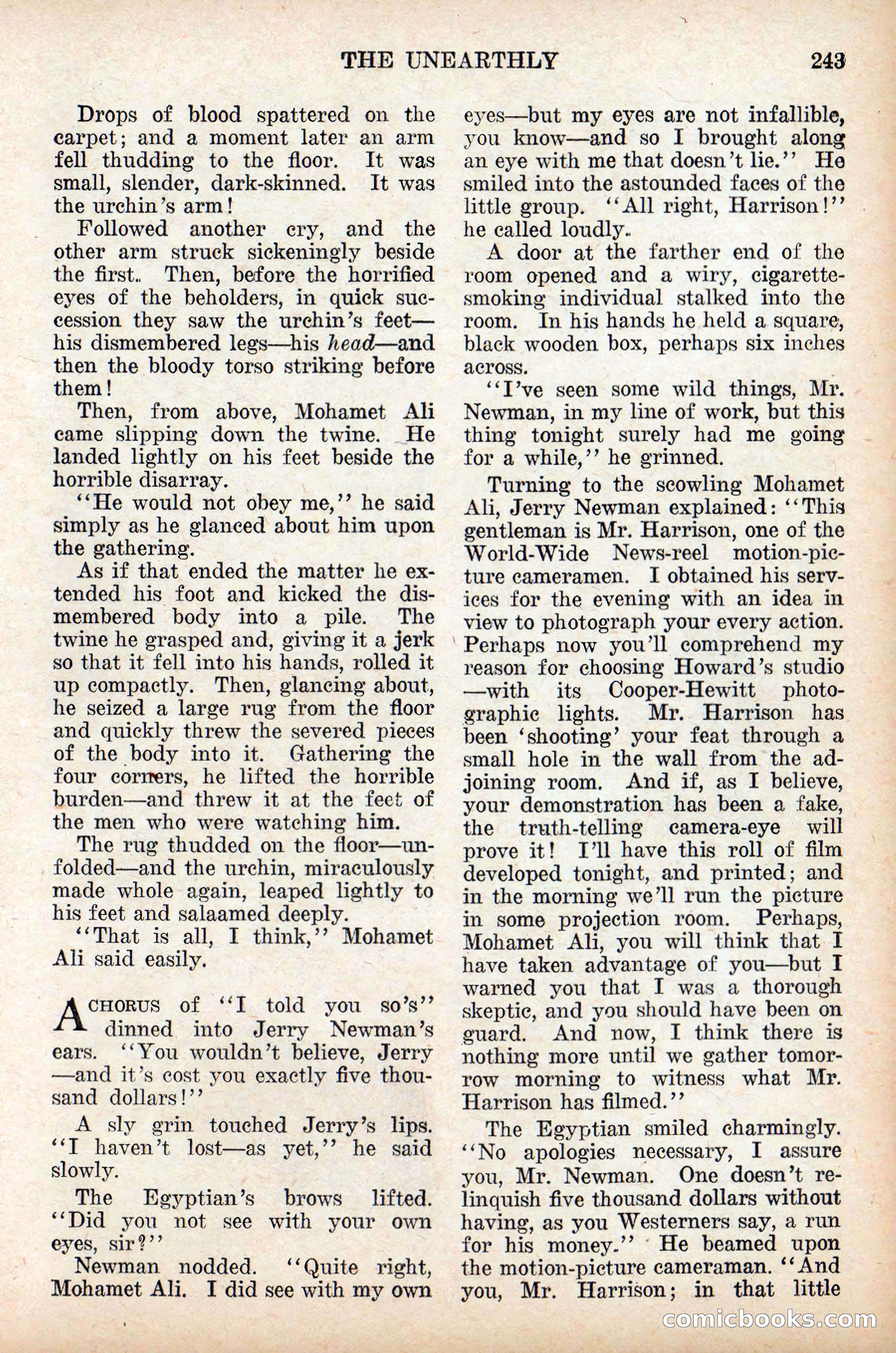 Weird Tales, Vol. 9 No. 2 — page 101 of 148
