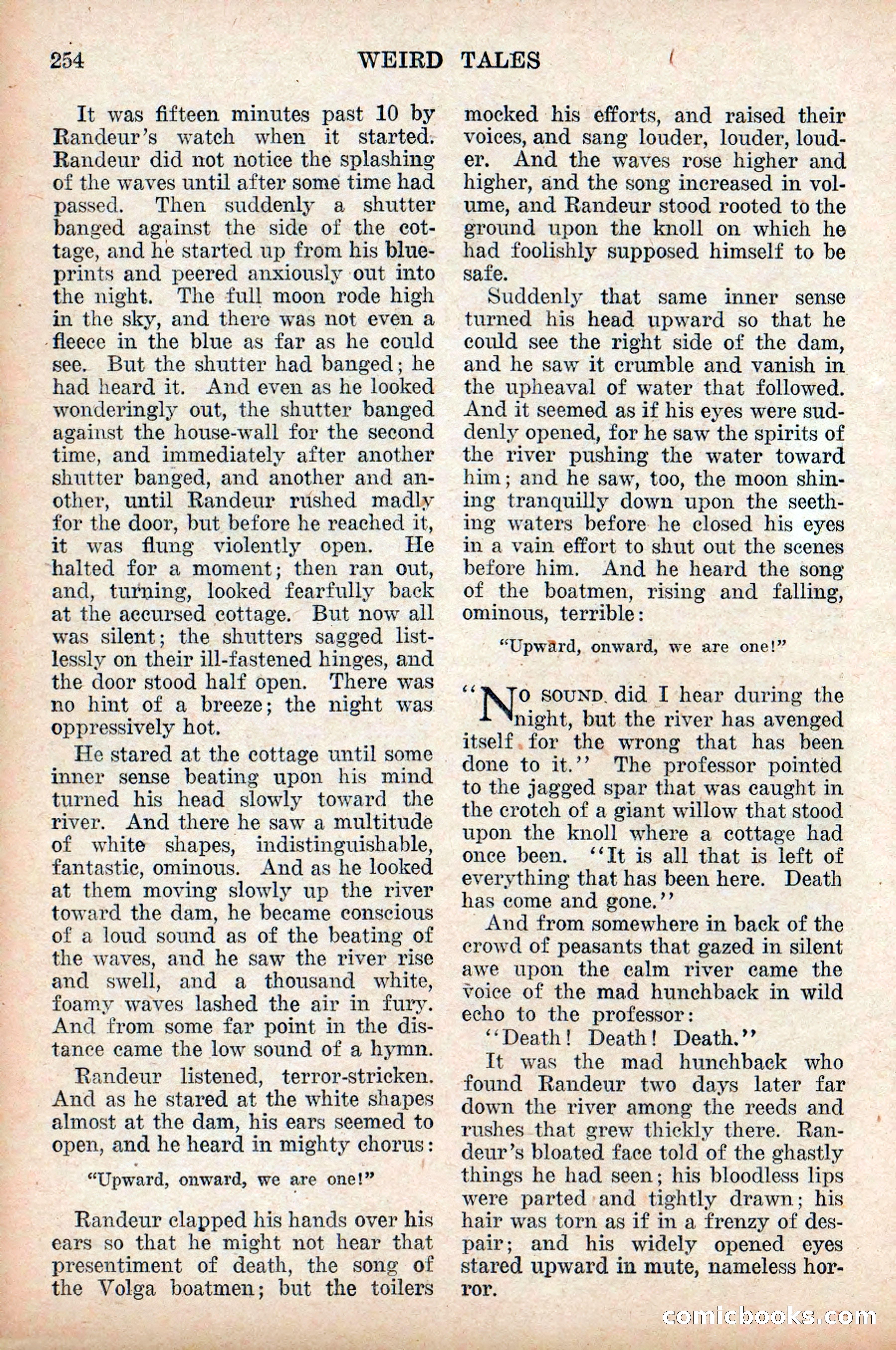 Weird Tales, Vol. 9 No. 2 — page 112 of 148