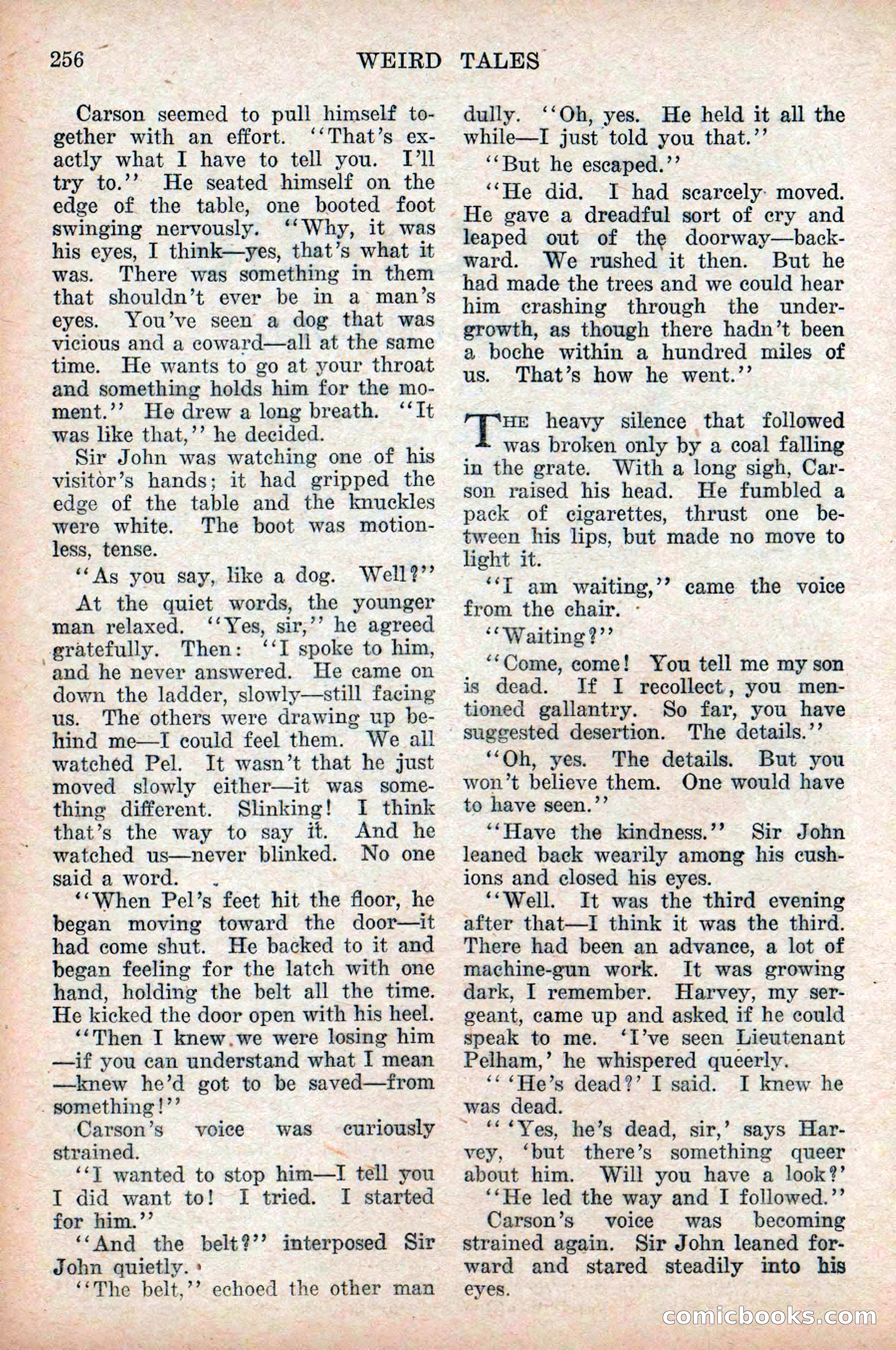 Weird Tales, Vol. 9 No. 2 — page 114 of 148