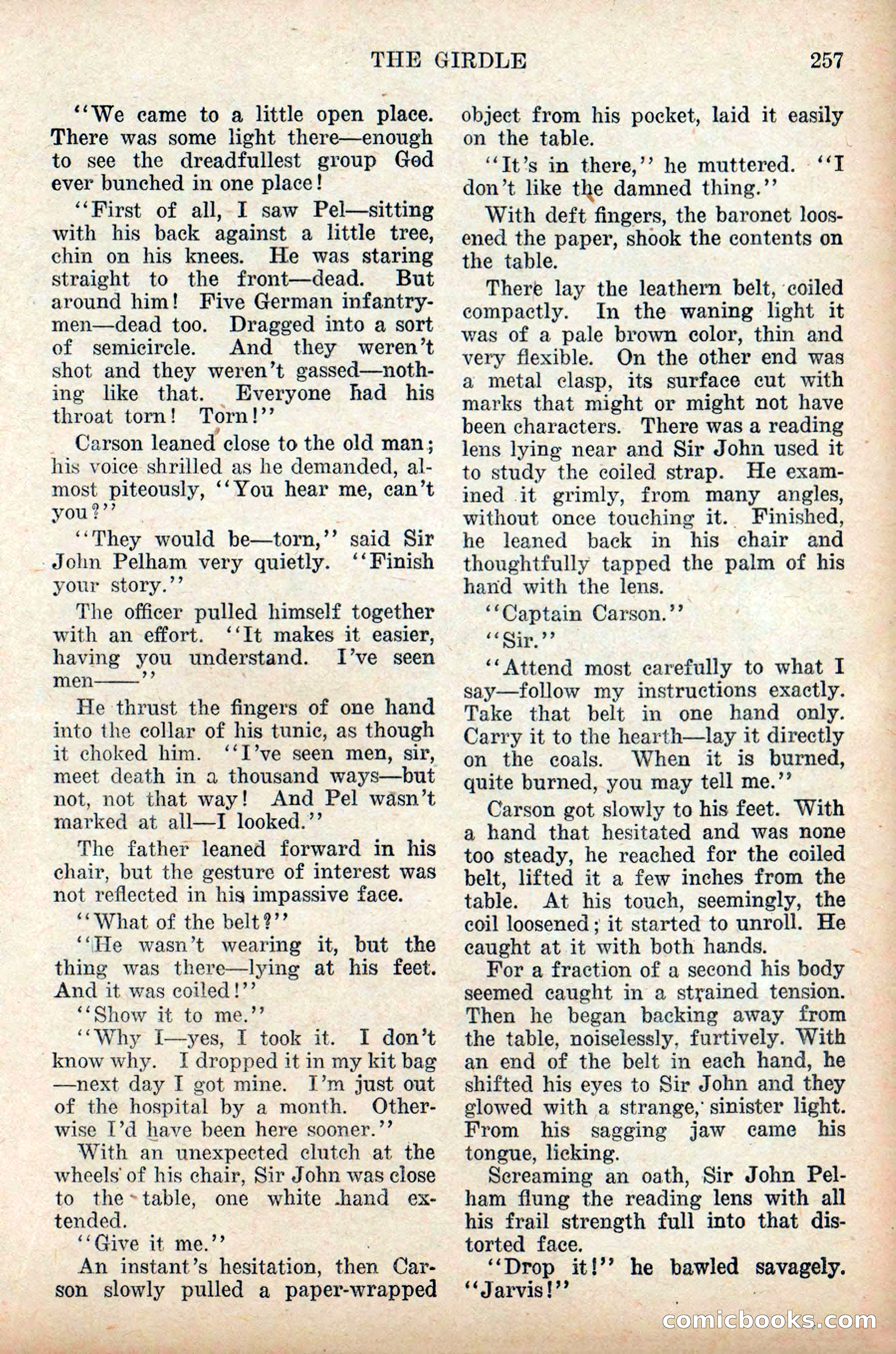 Weird Tales, Vol. 9 No. 2 — page 115 of 148