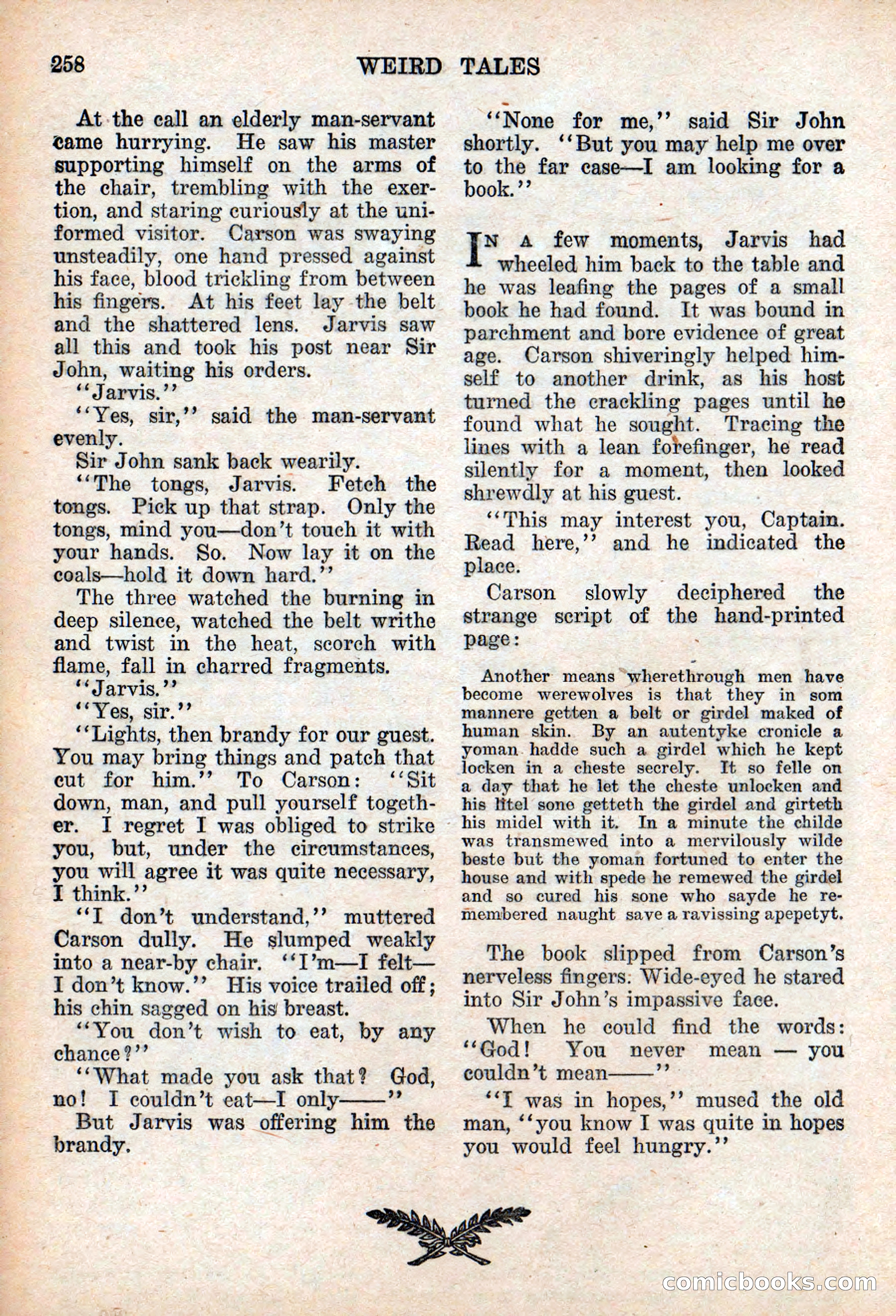 Weird Tales, Vol. 9 No. 2 — page 116 of 148