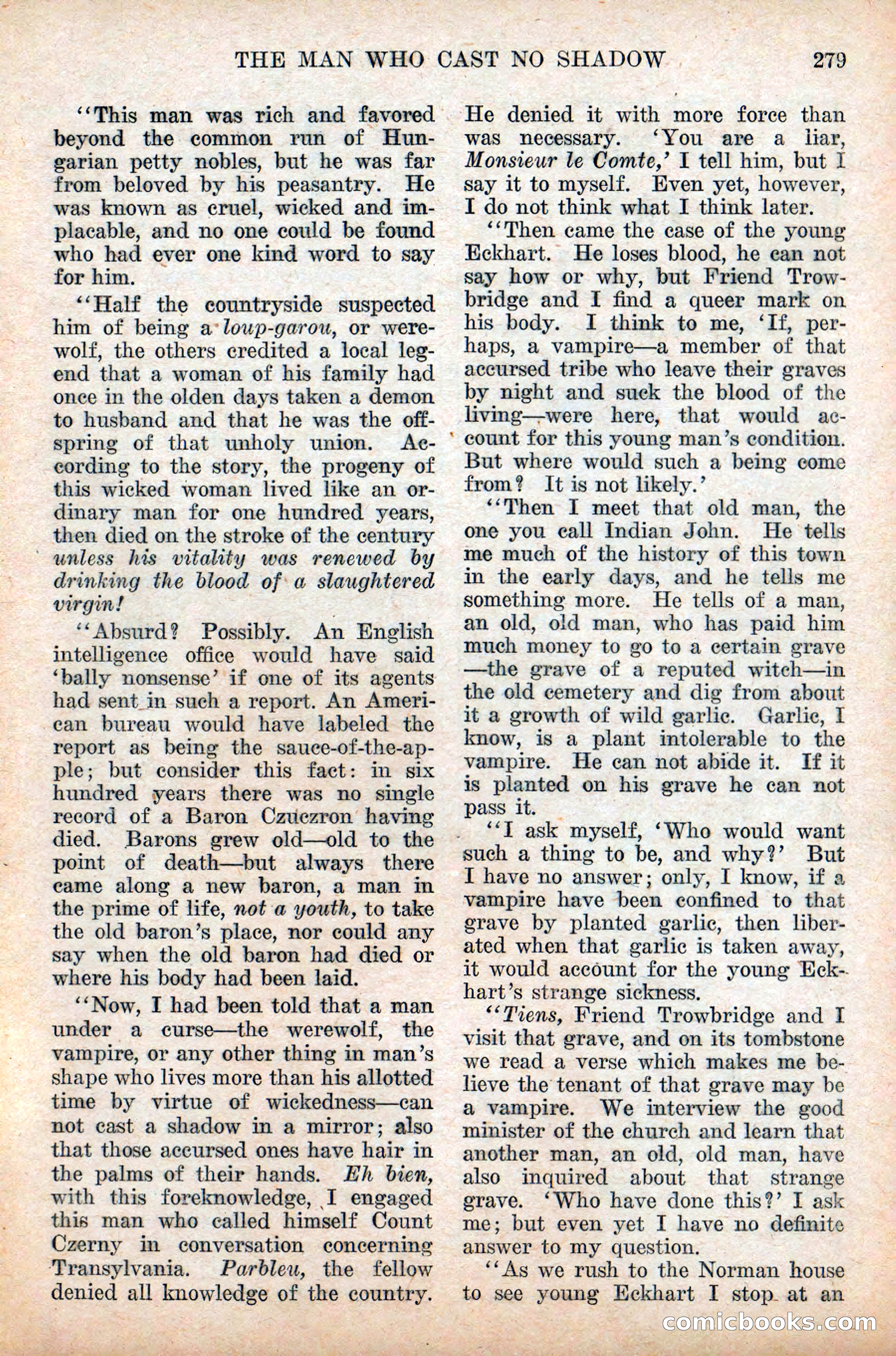 Weird Tales, Vol. 9 No. 2 — page 137 of 148