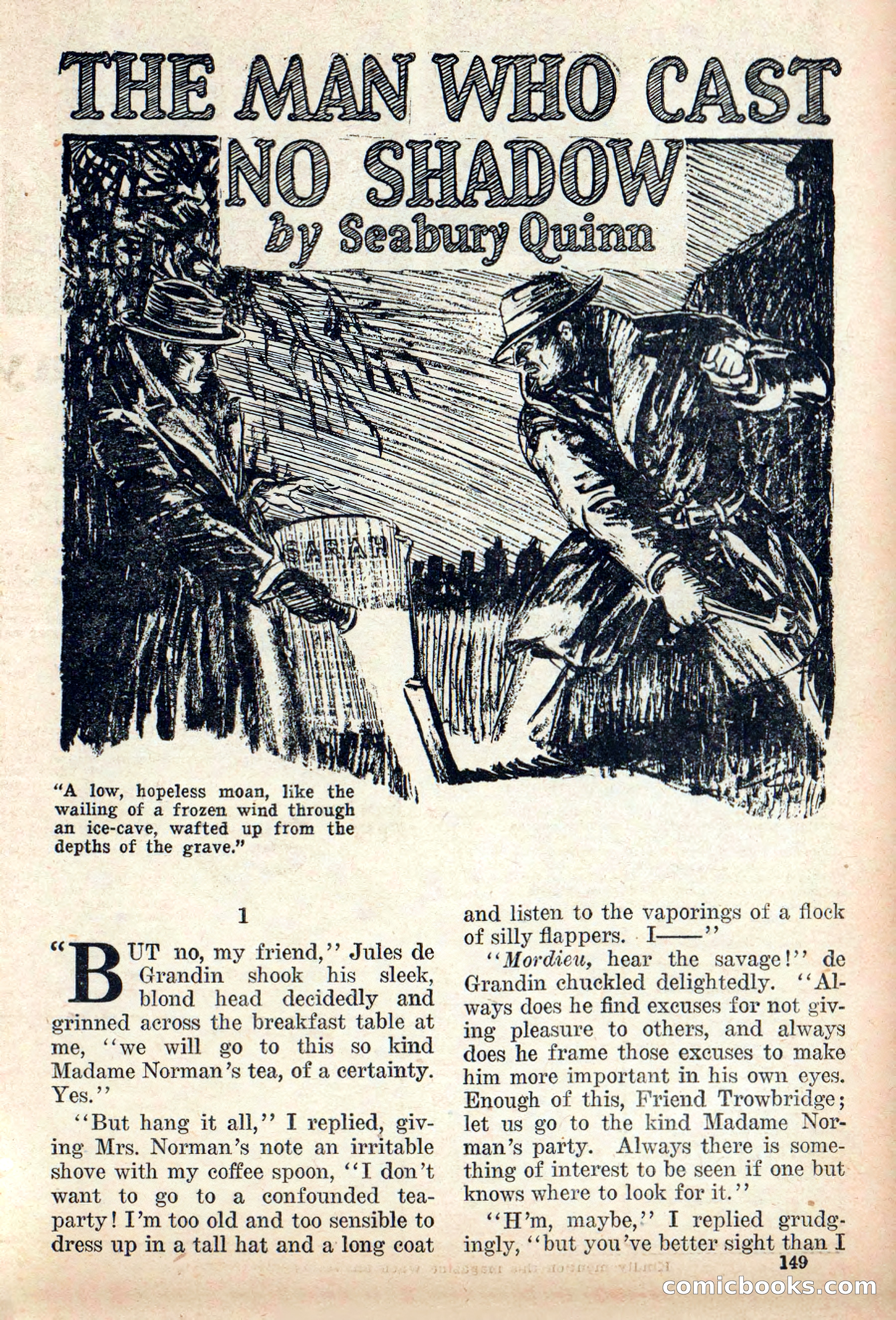 Weird Tales, Vol. 9, No. 2 — page 7 of 148