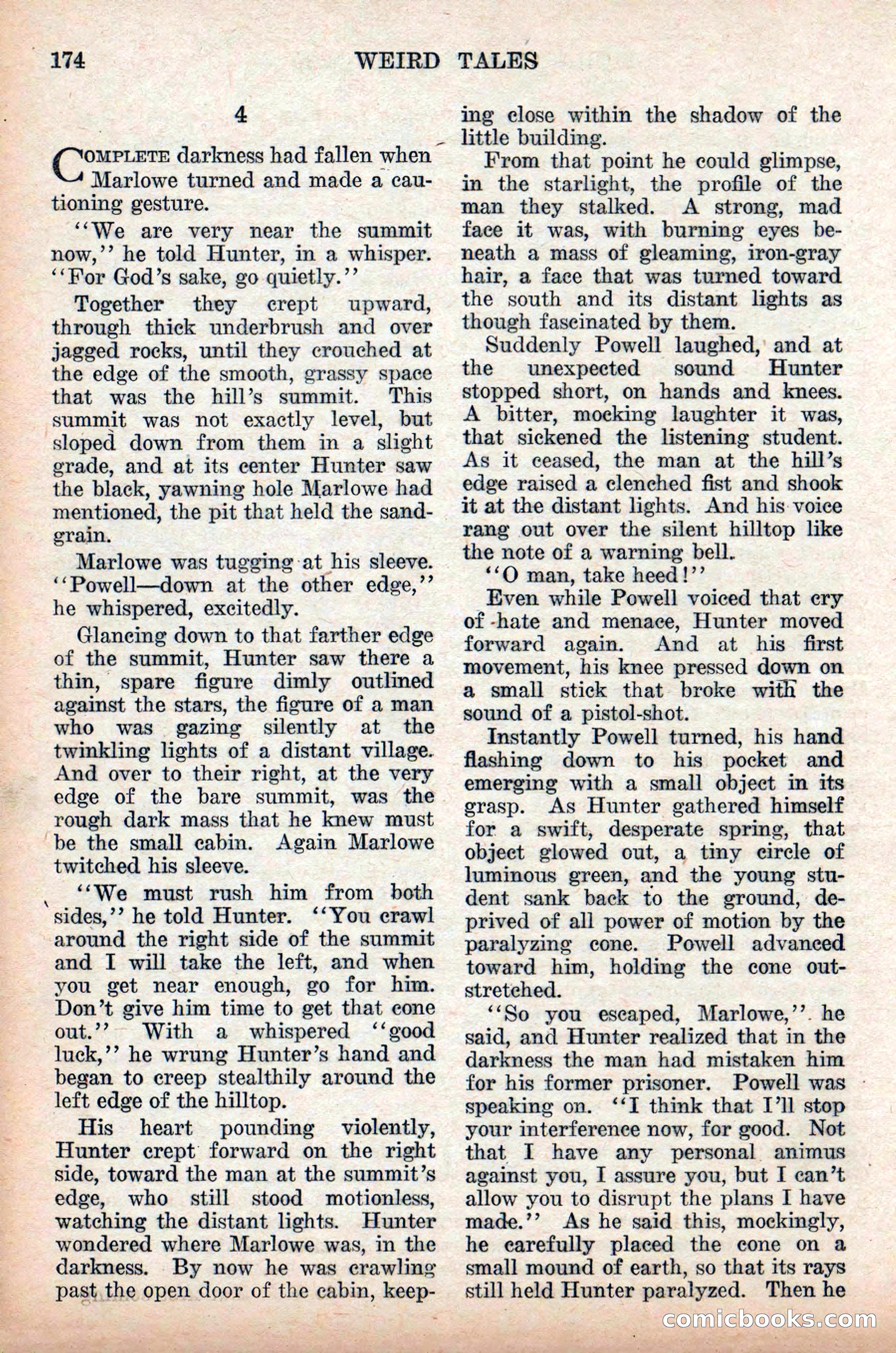 Weird Tales, Vol. 9, No. 2 — page 32 of 148