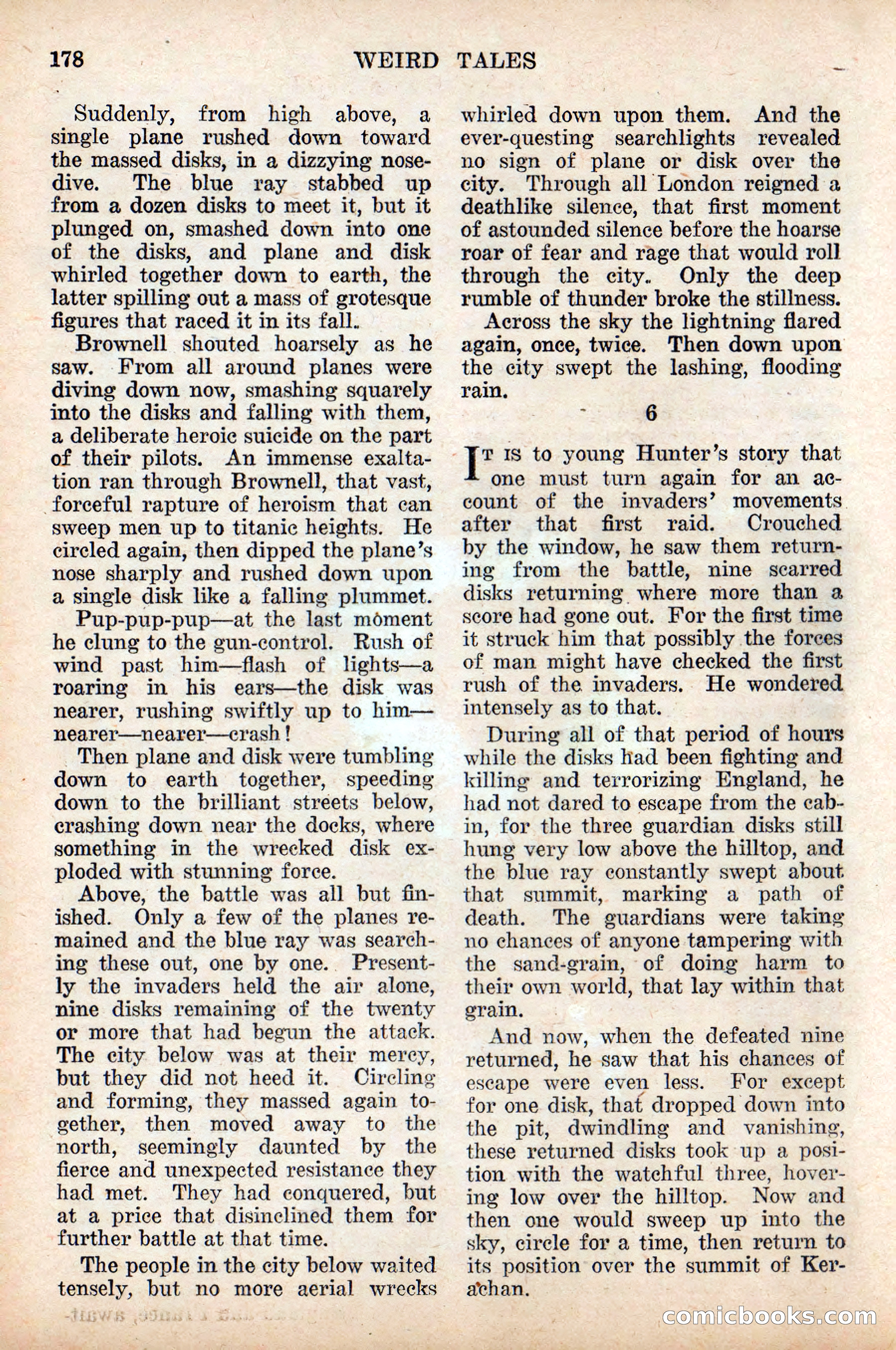 Weird Tales, Vol. 9, No. 2 — page 36 of 148