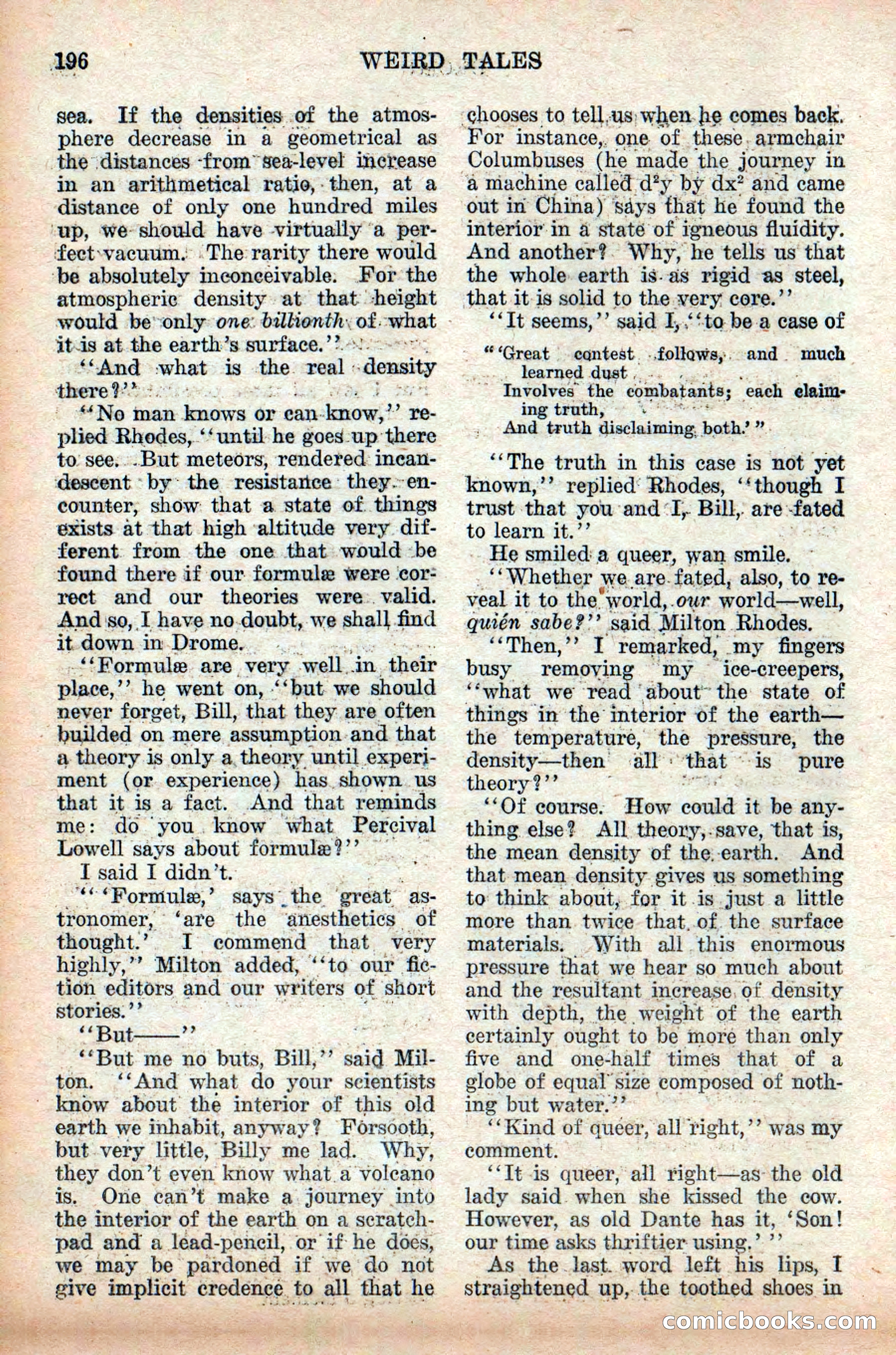 Weird Tales, Vol. 9, No. 2 — page 54 of 148