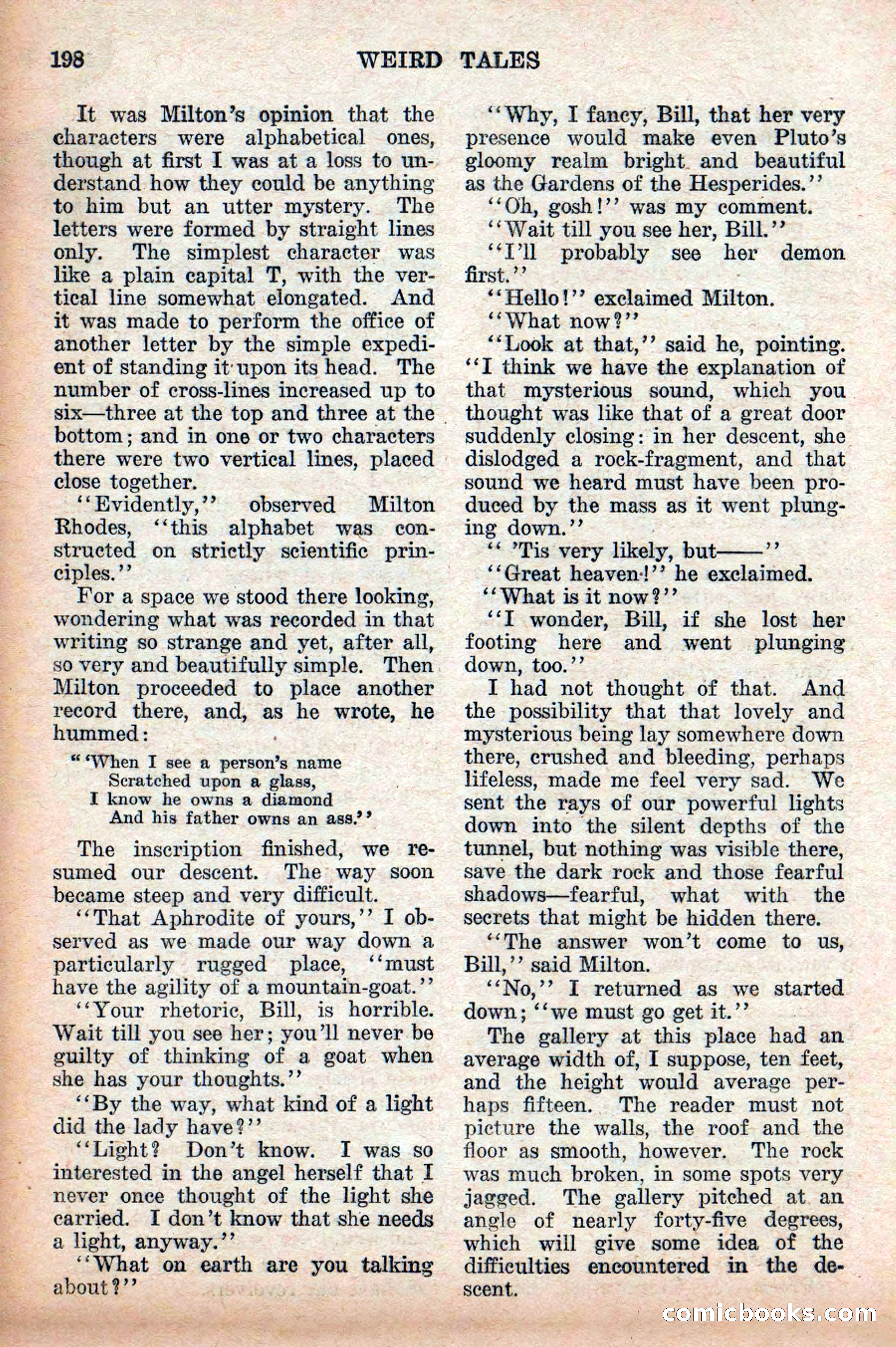 Weird Tales, Vol. 9, No. 2 — page 56 of 148