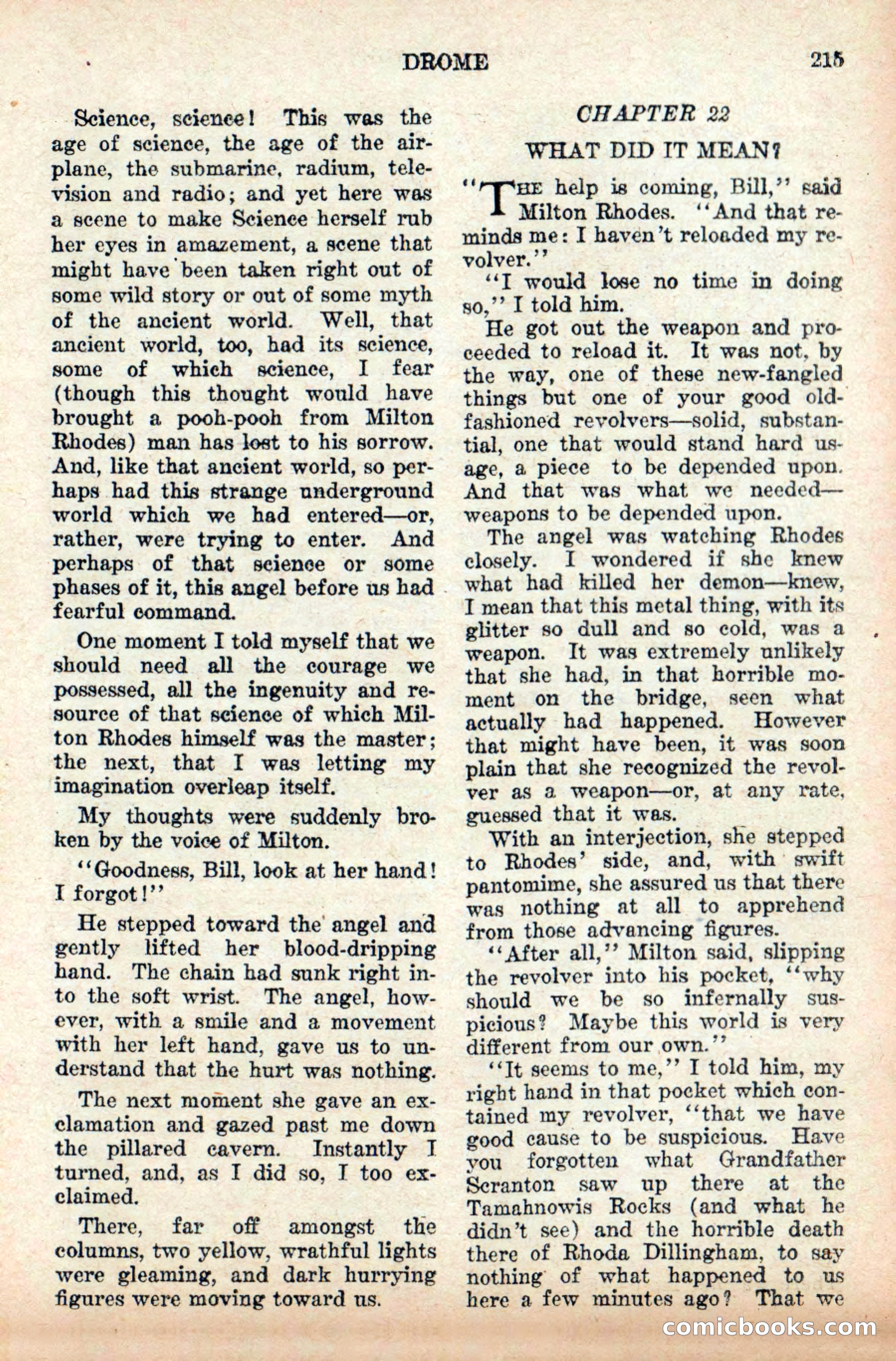 Weird Tales, Vol. 9, No. 2 — page 73 of 148