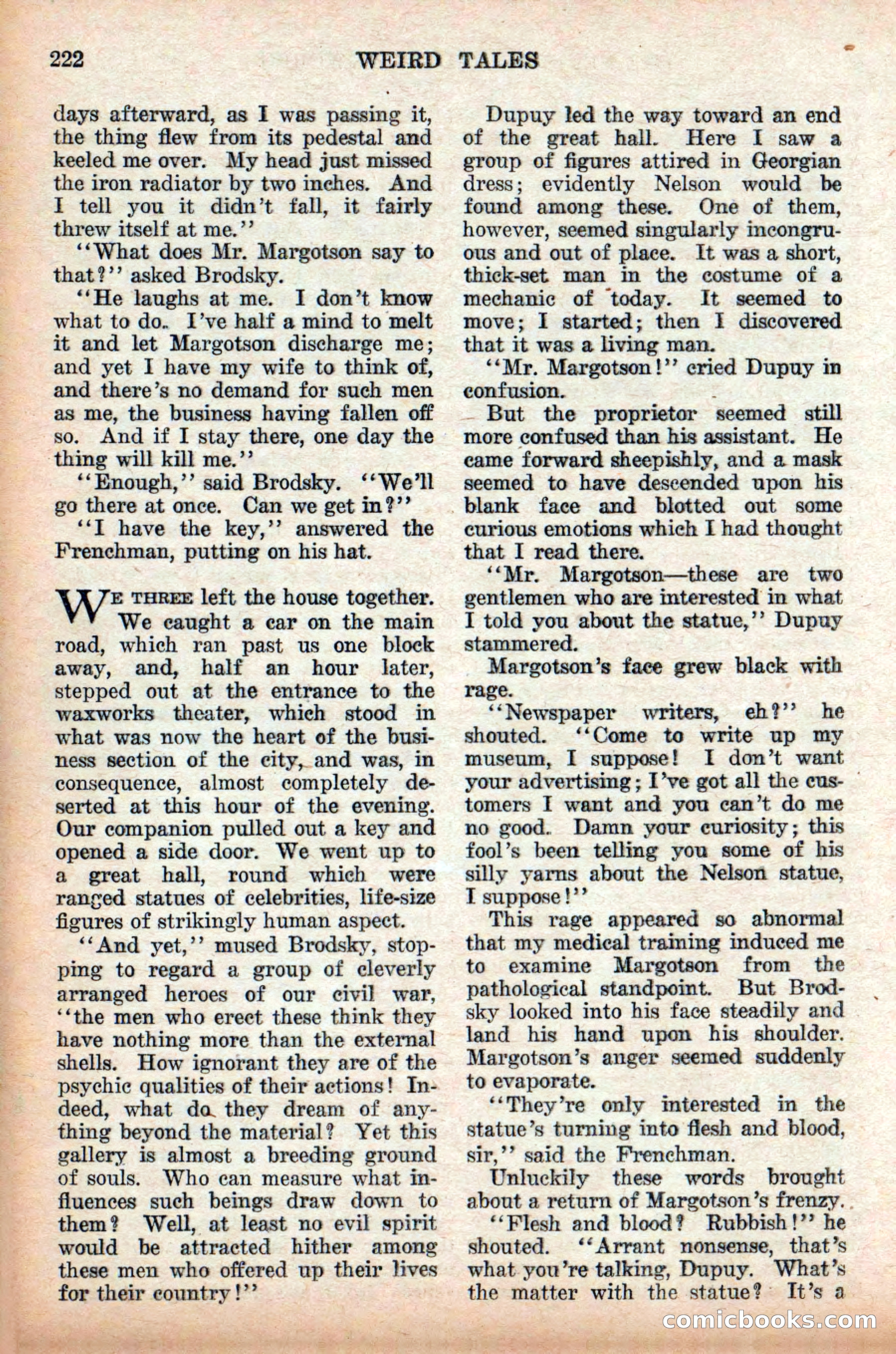 Weird Tales, Vol. 9, No. 2 — page 80 of 148