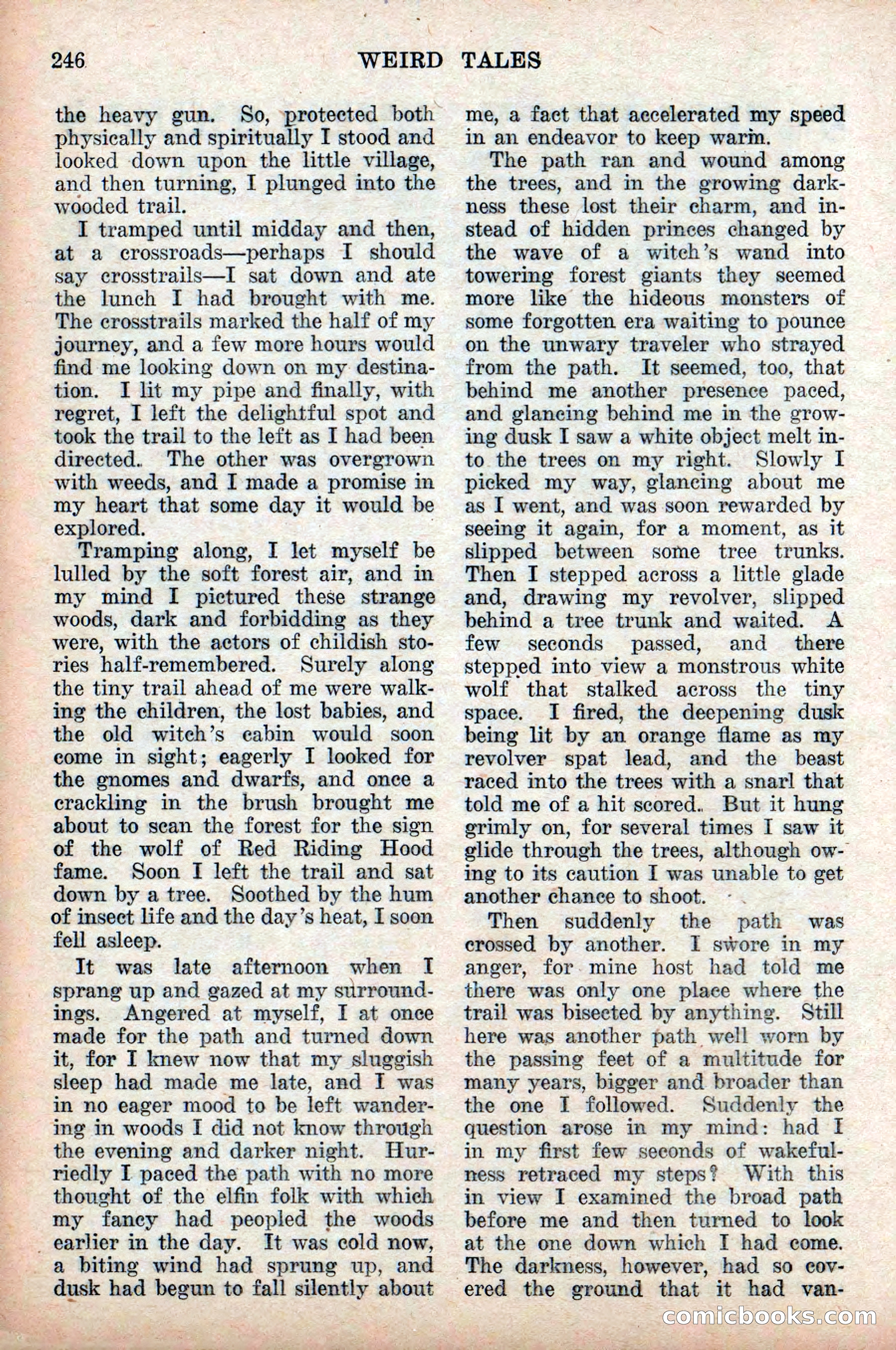 Weird Tales, Vol. 9, No. 2 — page 104 of 148