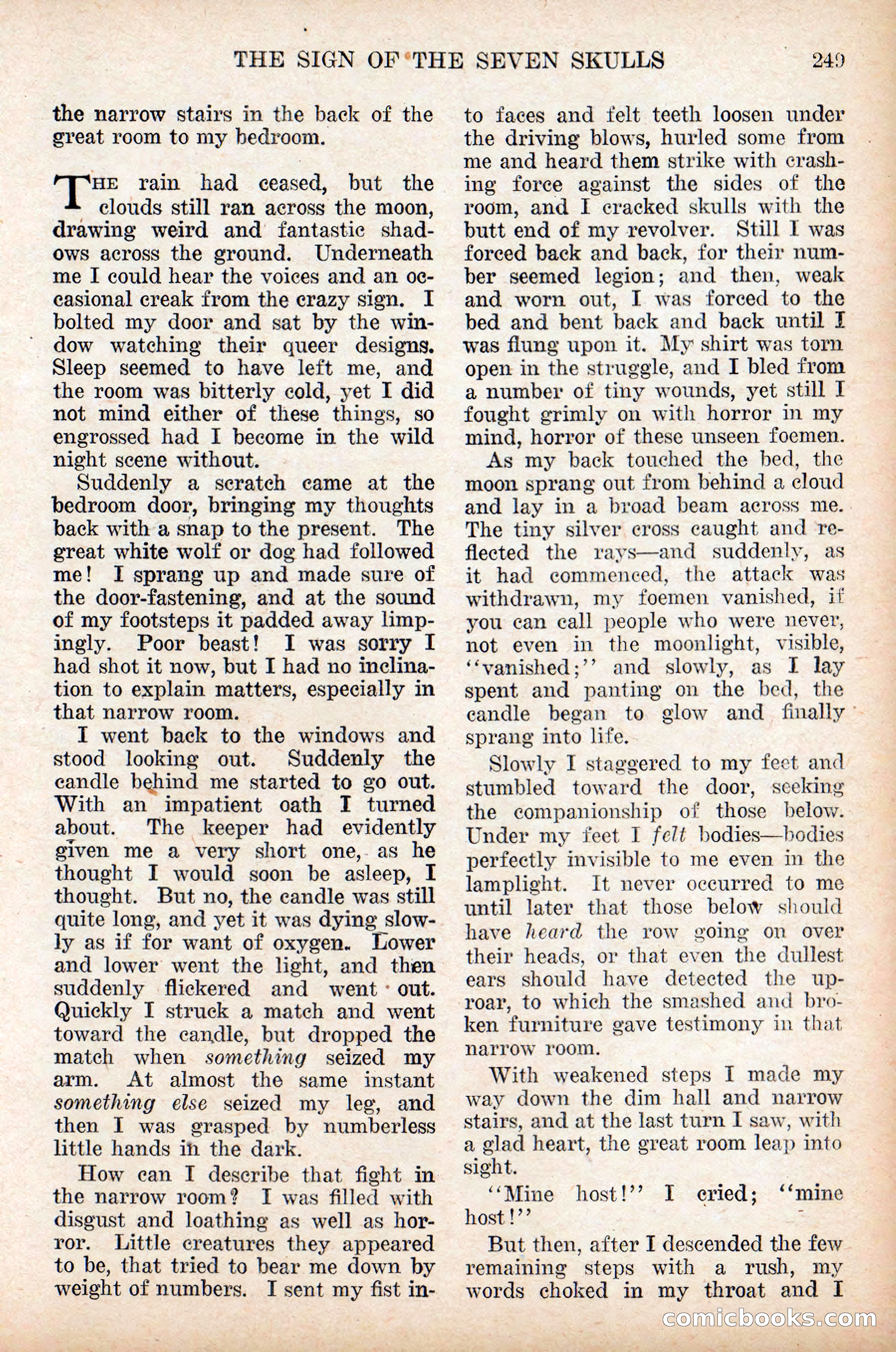 Weird Tales, Vol. 9, No. 2 — page 107 of 148