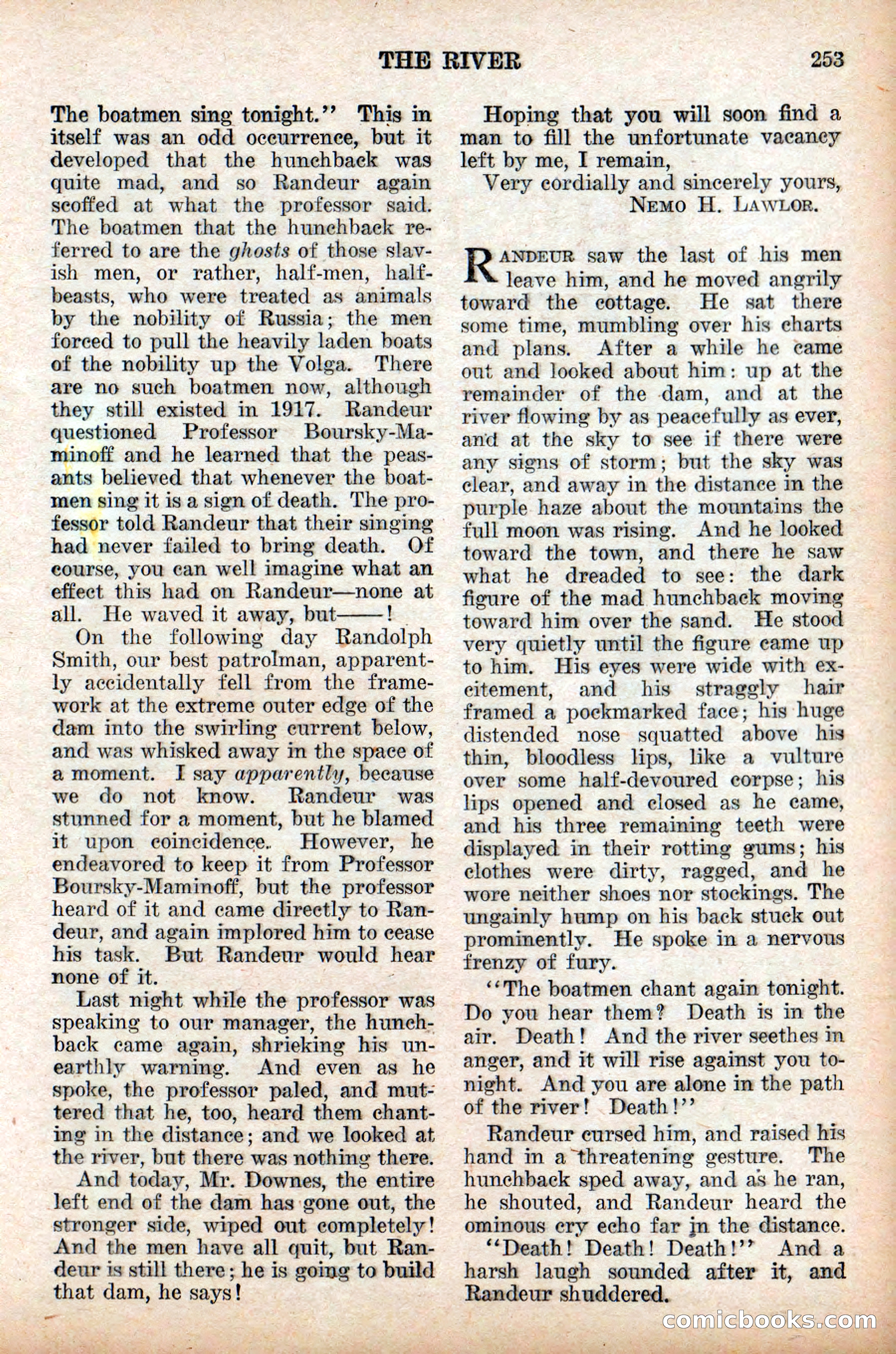 Weird Tales, Vol. 9, No. 2 — page 111 of 148