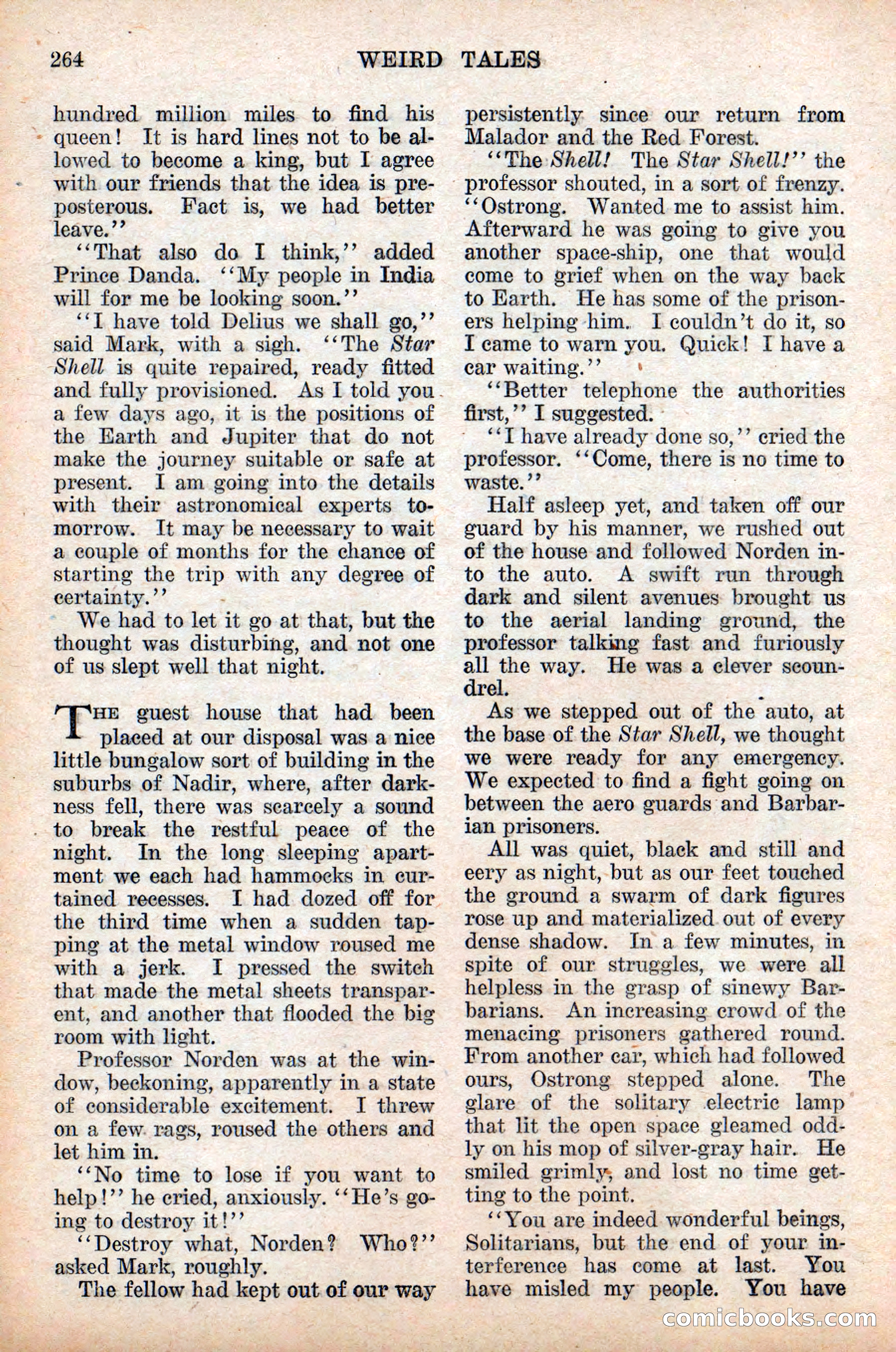 Weird Tales, Vol. 9, No. 2 — page 122 of 148