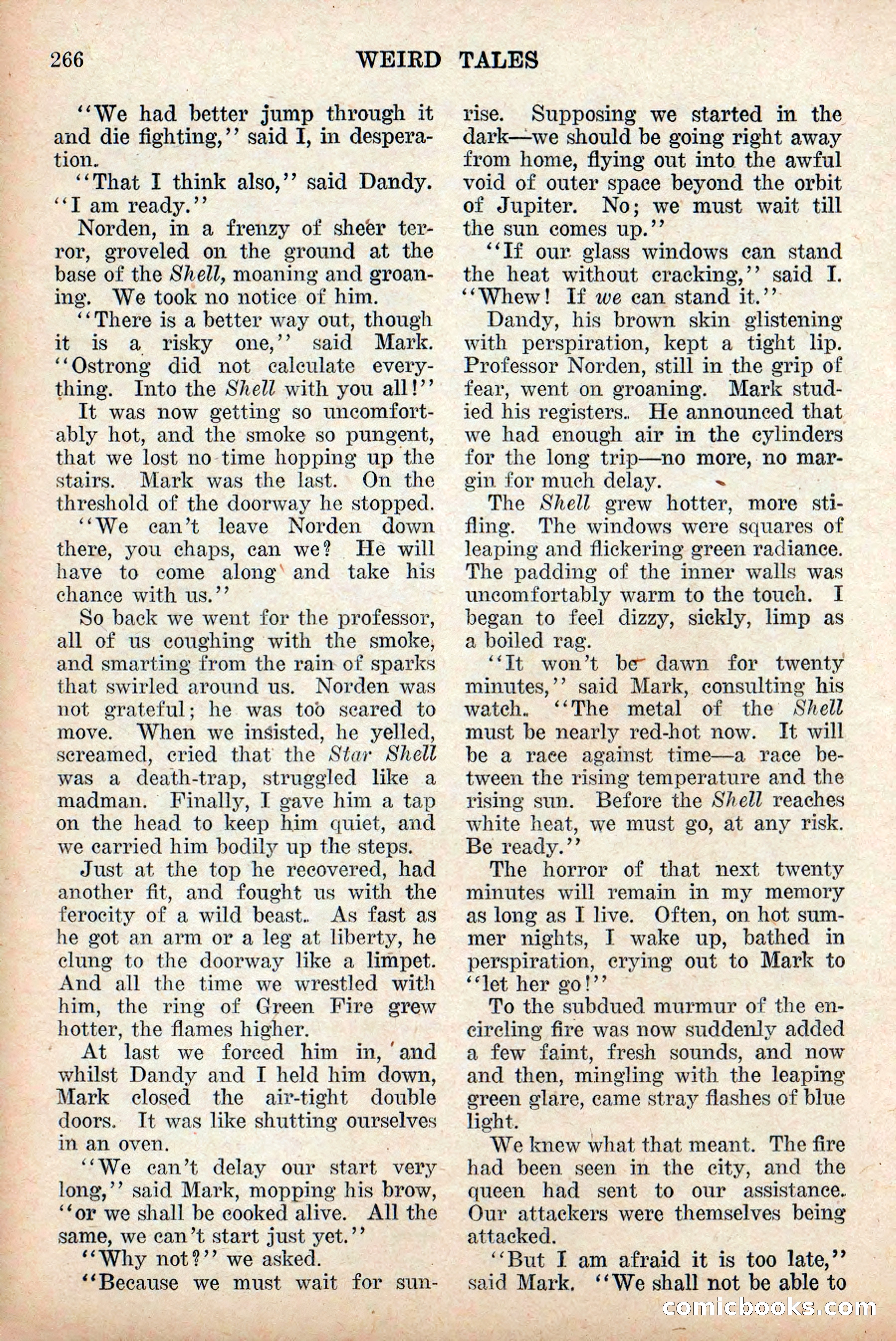Weird Tales, Vol. 9, No. 2 — page 124 of 148