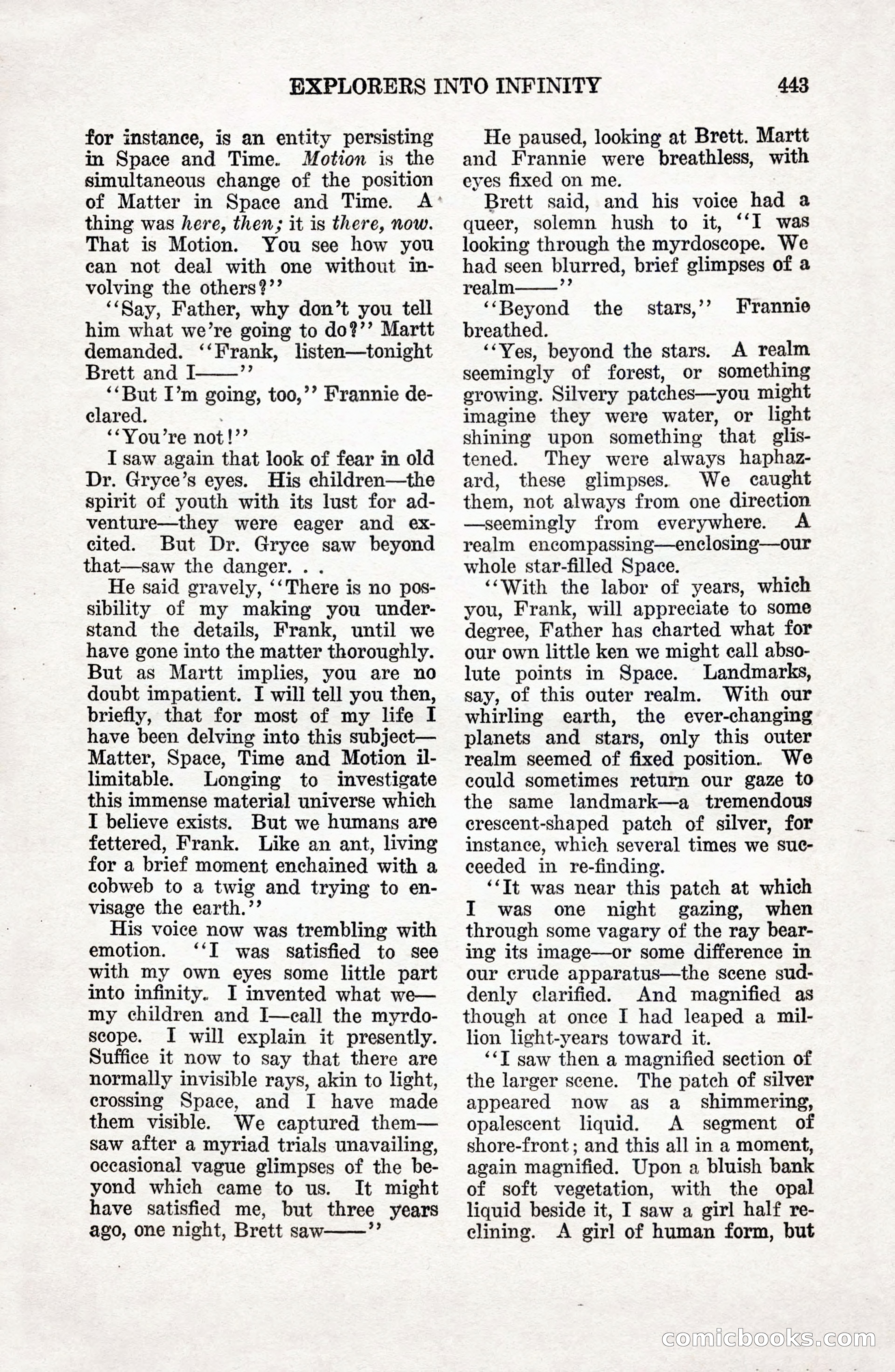 Weird Tales, Vol. 9 No. 4 — page 13 of 148