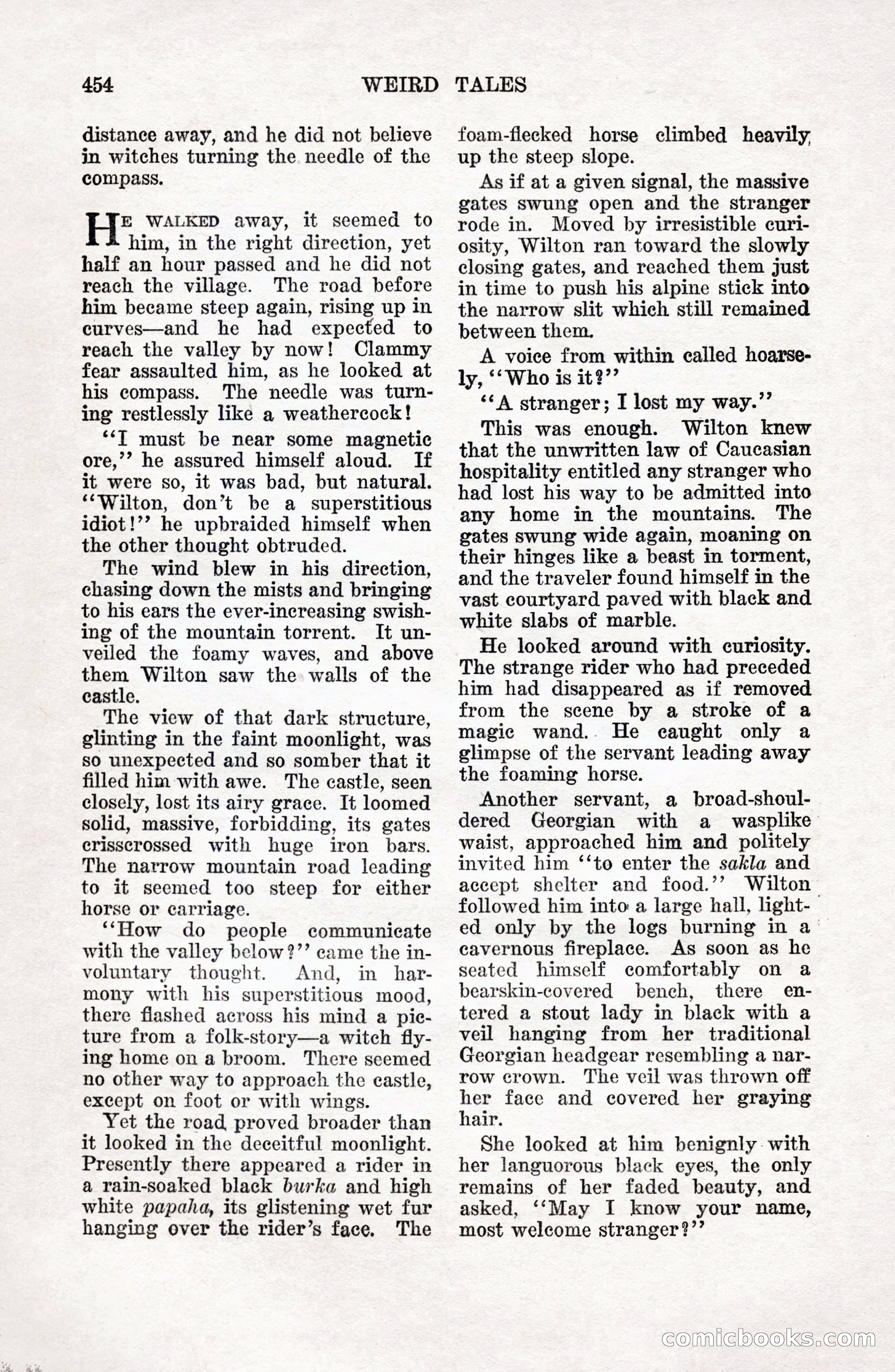 Weird Tales, Vol. 9 No. 4 — page 24 of 148