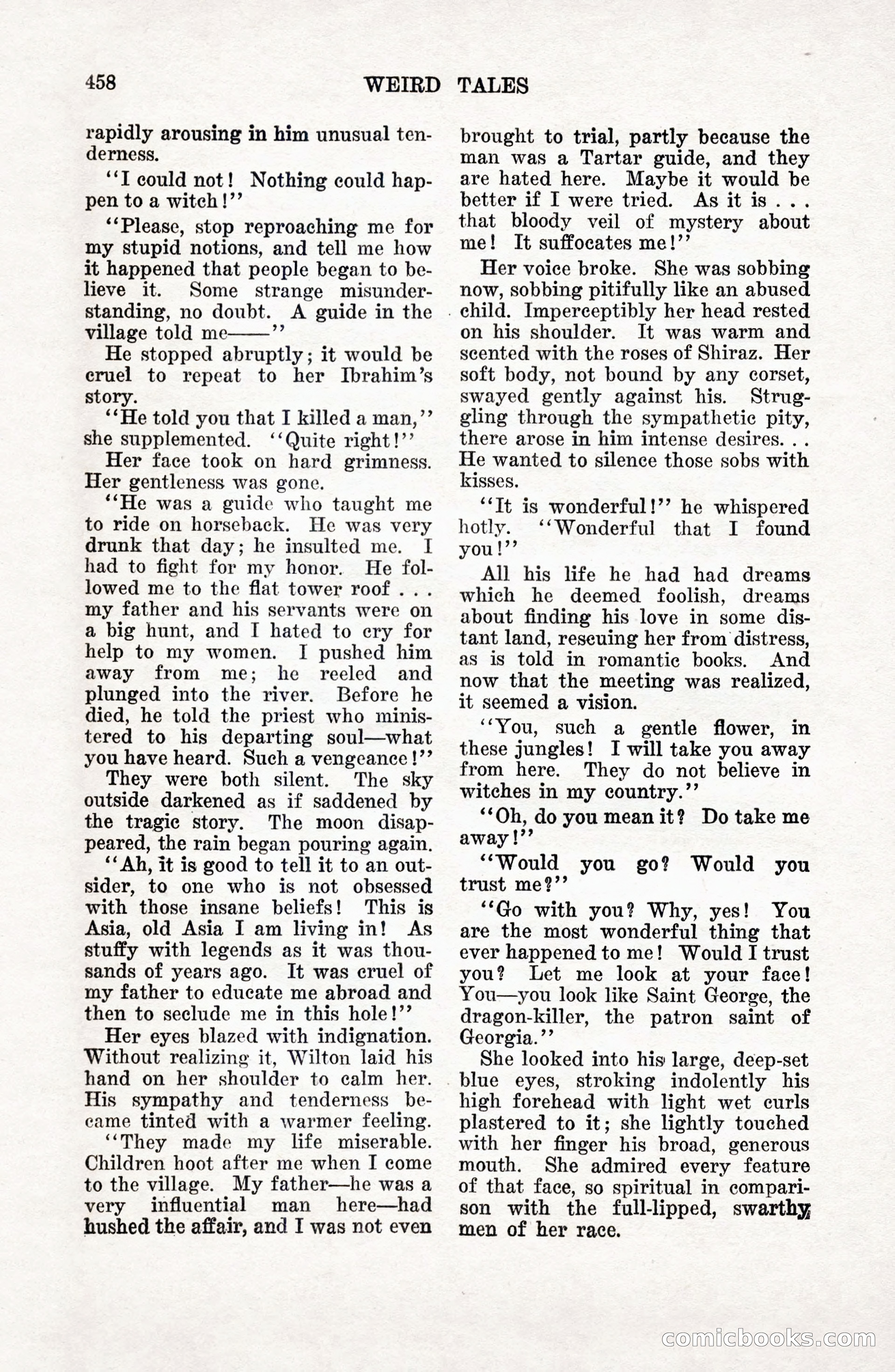 Weird Tales, Vol. 9 No. 4 — page 28 of 148