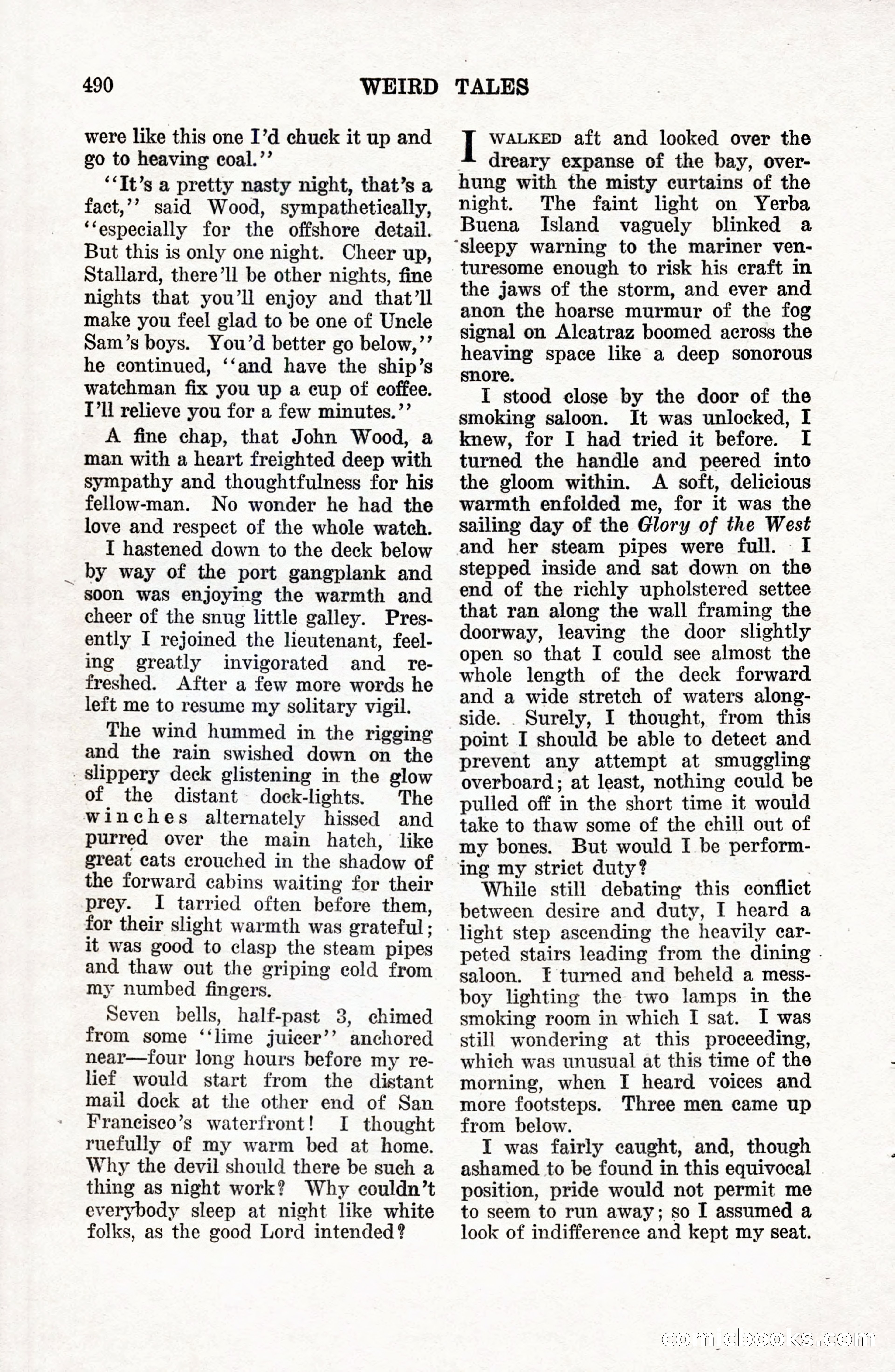Weird Tales, Vol. 9 No. 4 — page 60 of 148