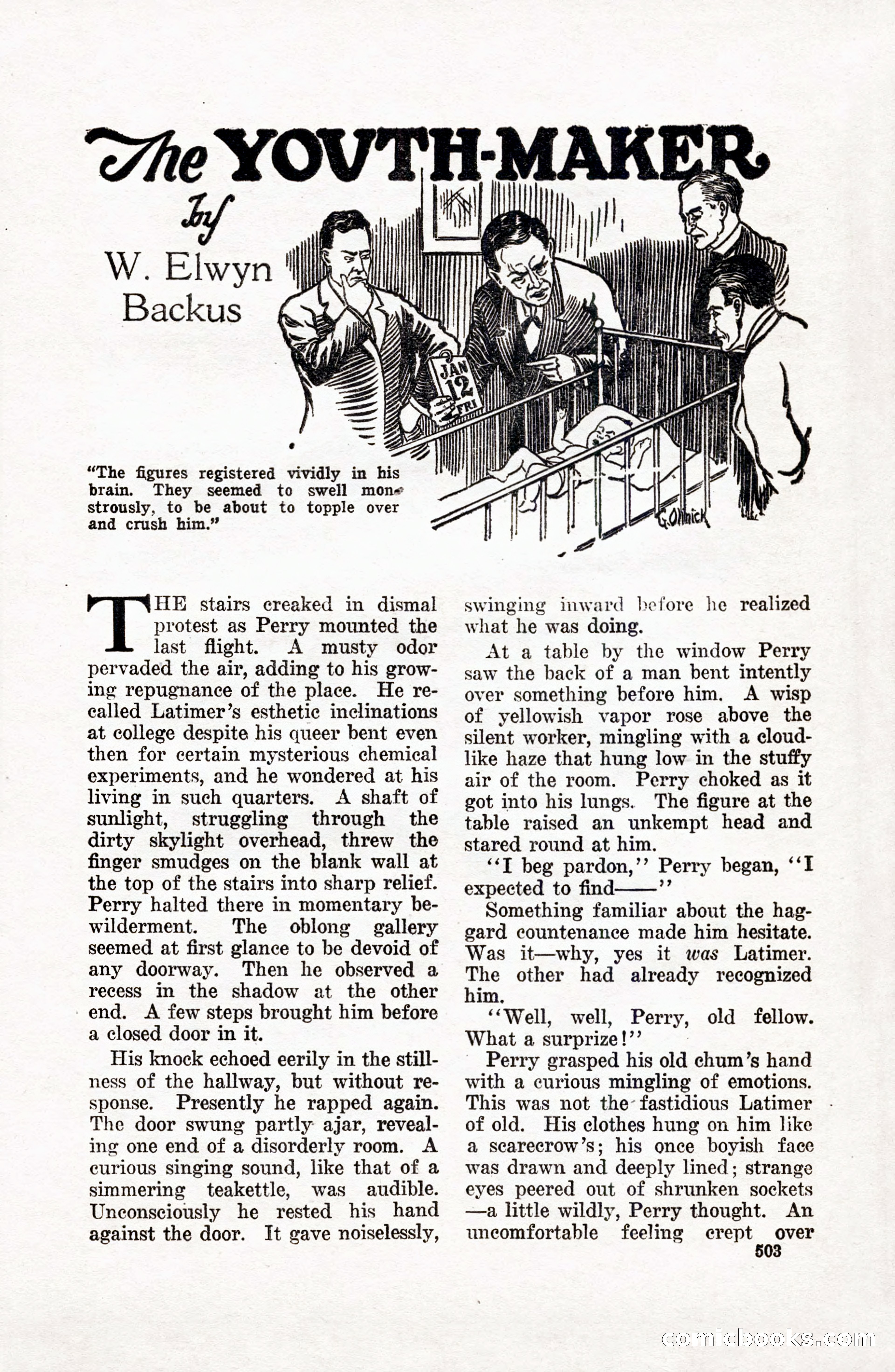 Weird Tales, Vol. 9 No. 4 — page 73 of 148