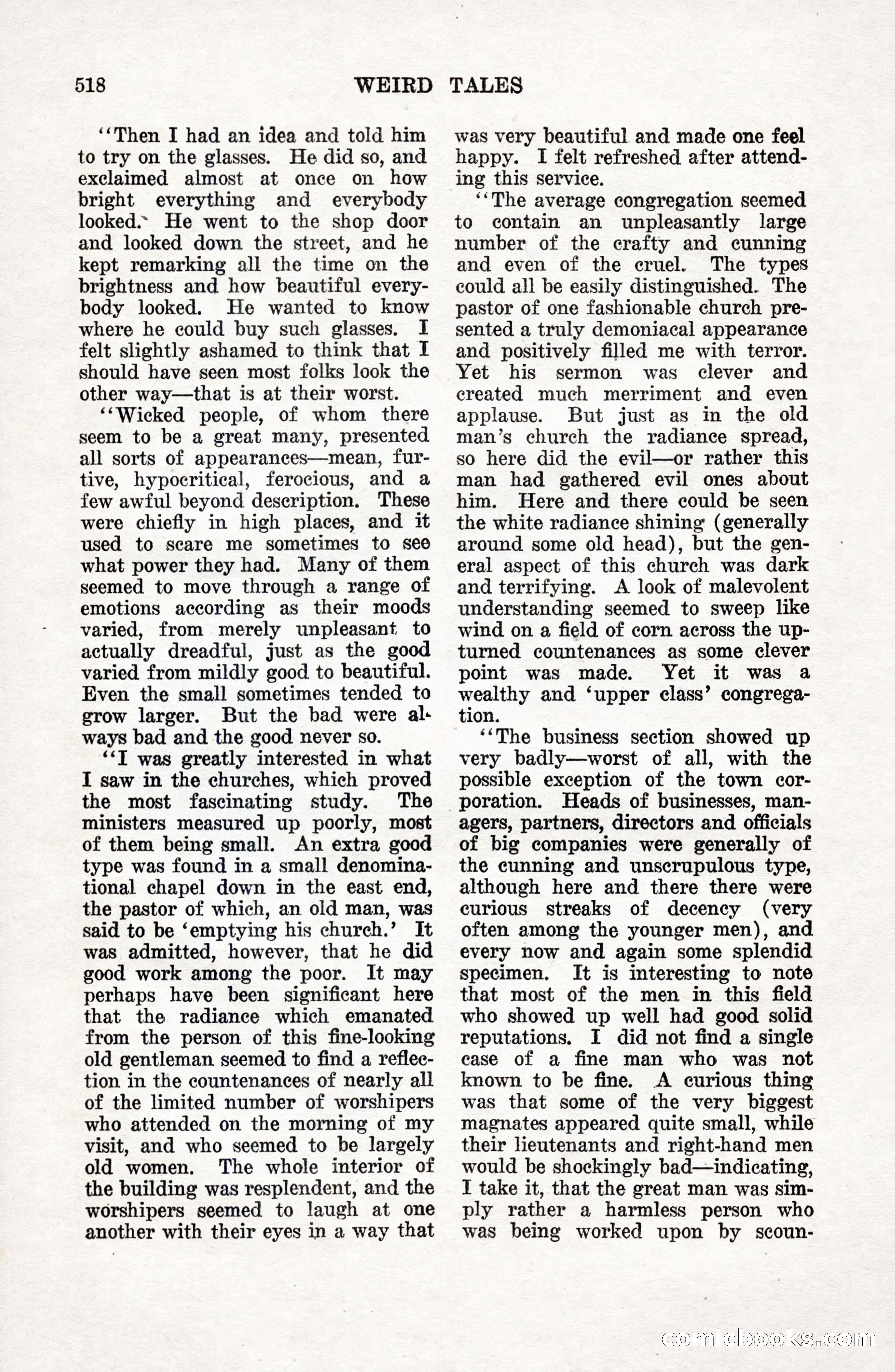 Weird Tales, Vol. 9 No. 4 — page 88 of 148
