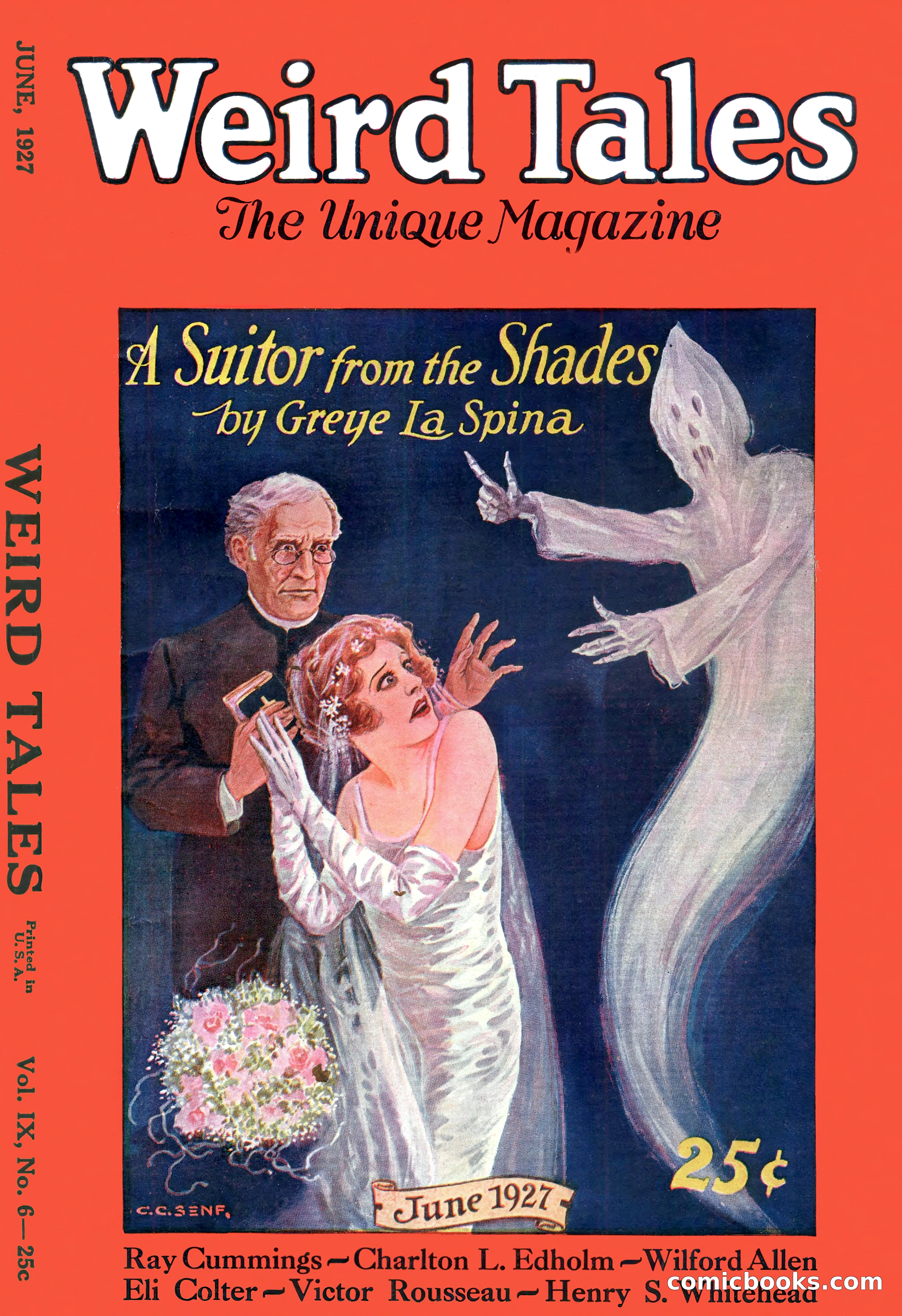 Weird Tales, Vol. IX No. 6 — page 1 of 148