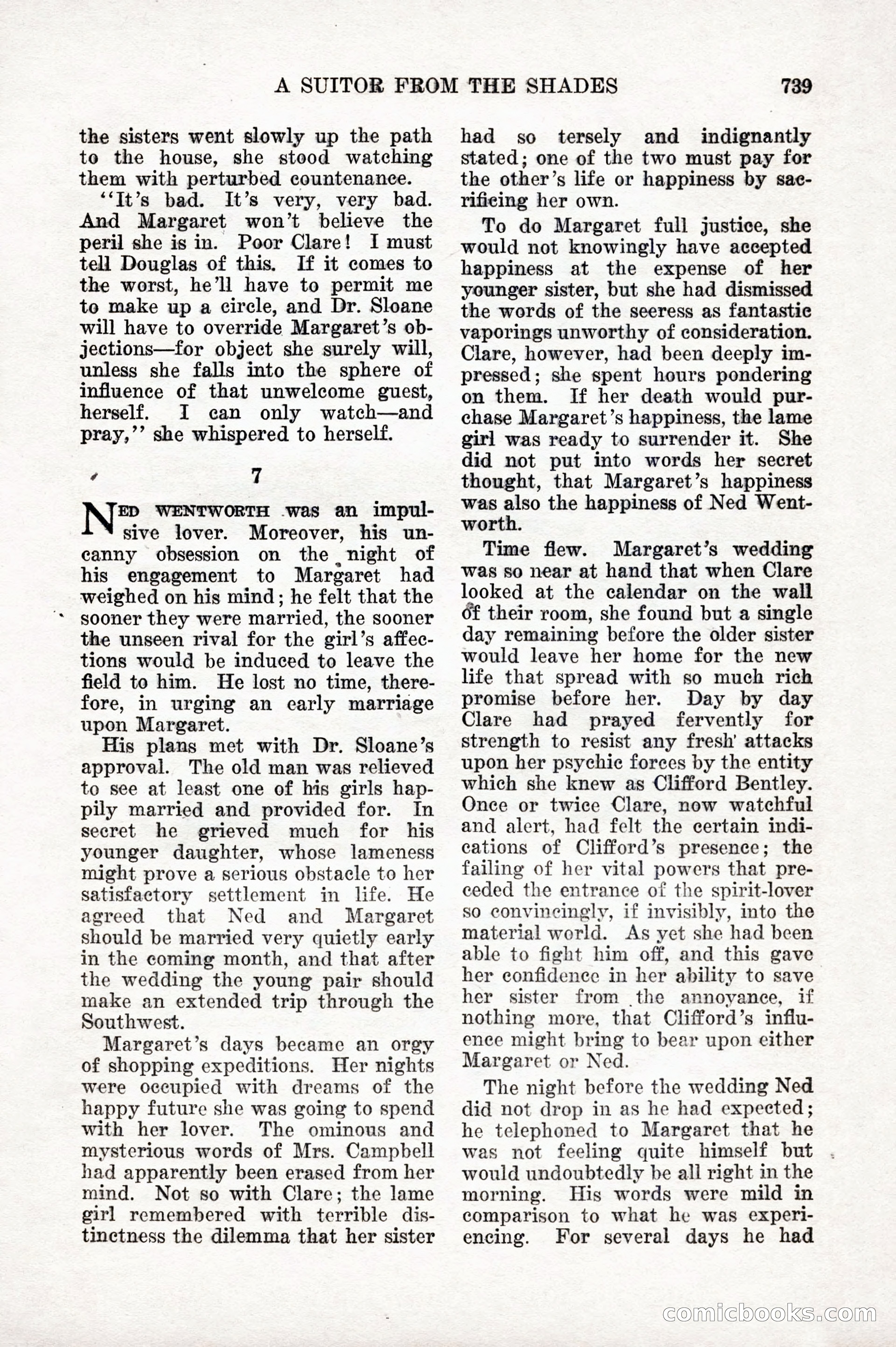 Weird Tales, Vol. IX No. 6 — page 21 of 148