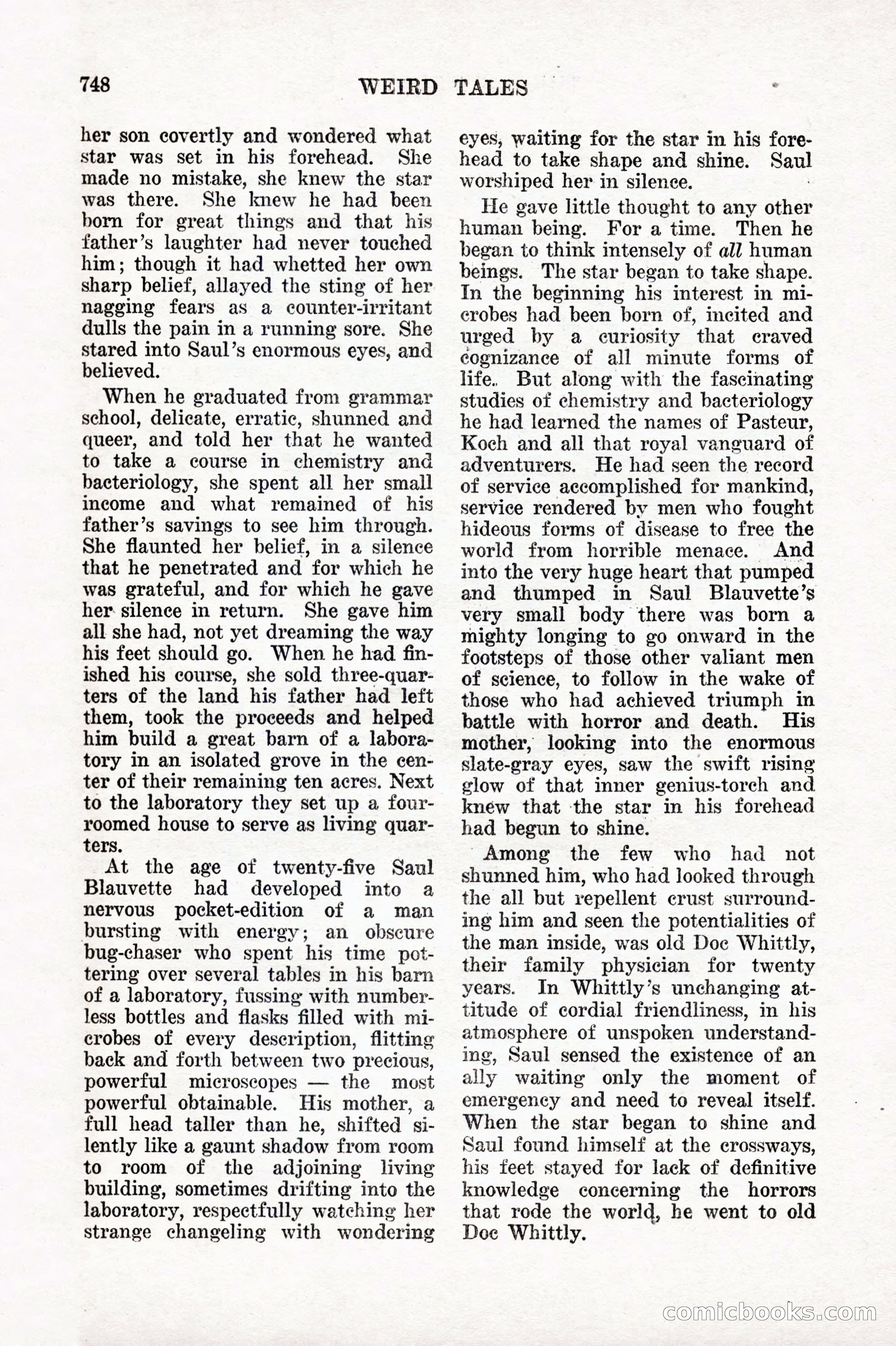 Weird Tales, Vol. IX No. 6 — page 30 of 148