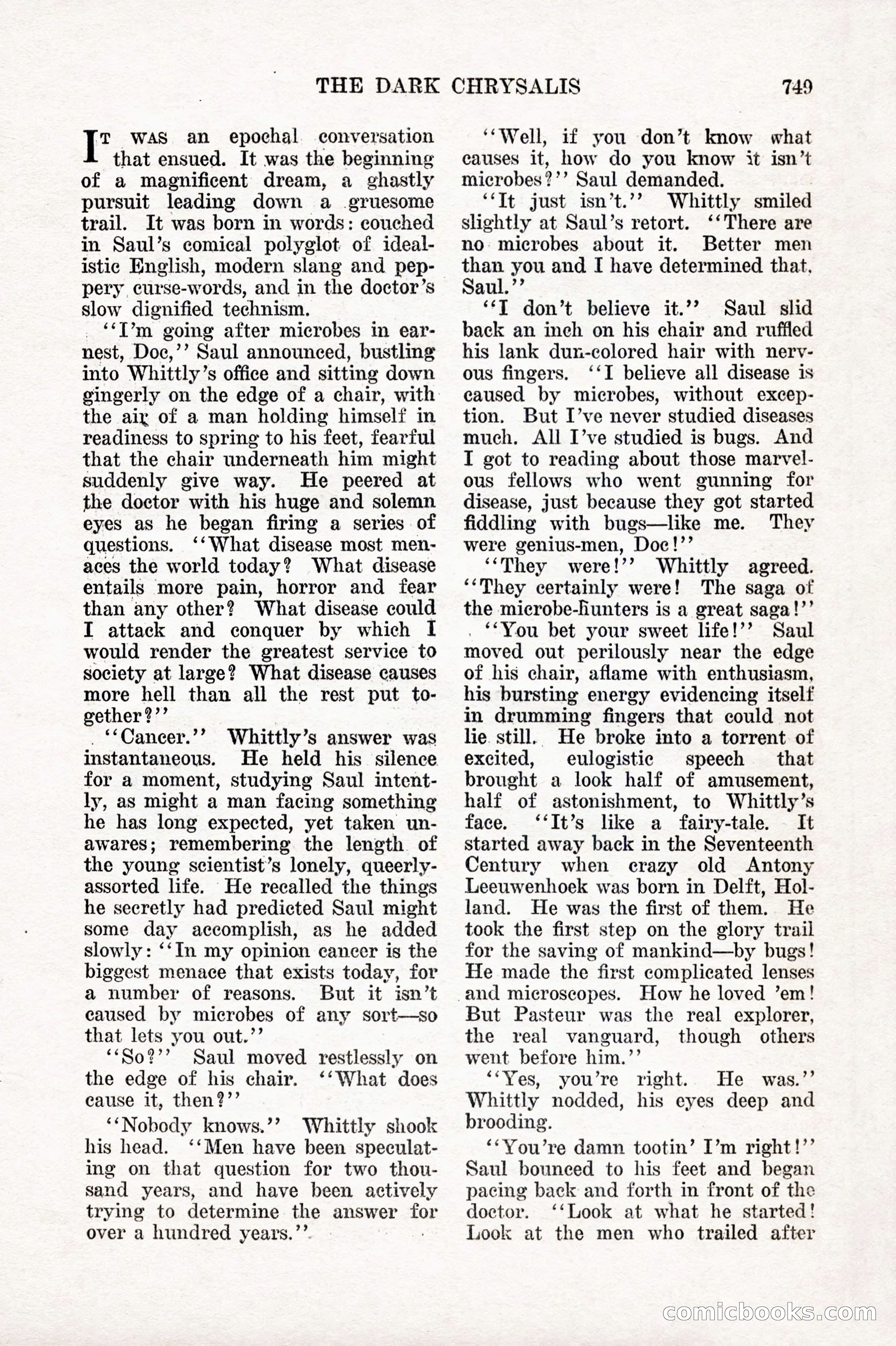 Weird Tales, Vol. IX No. 6 — page 31 of 148