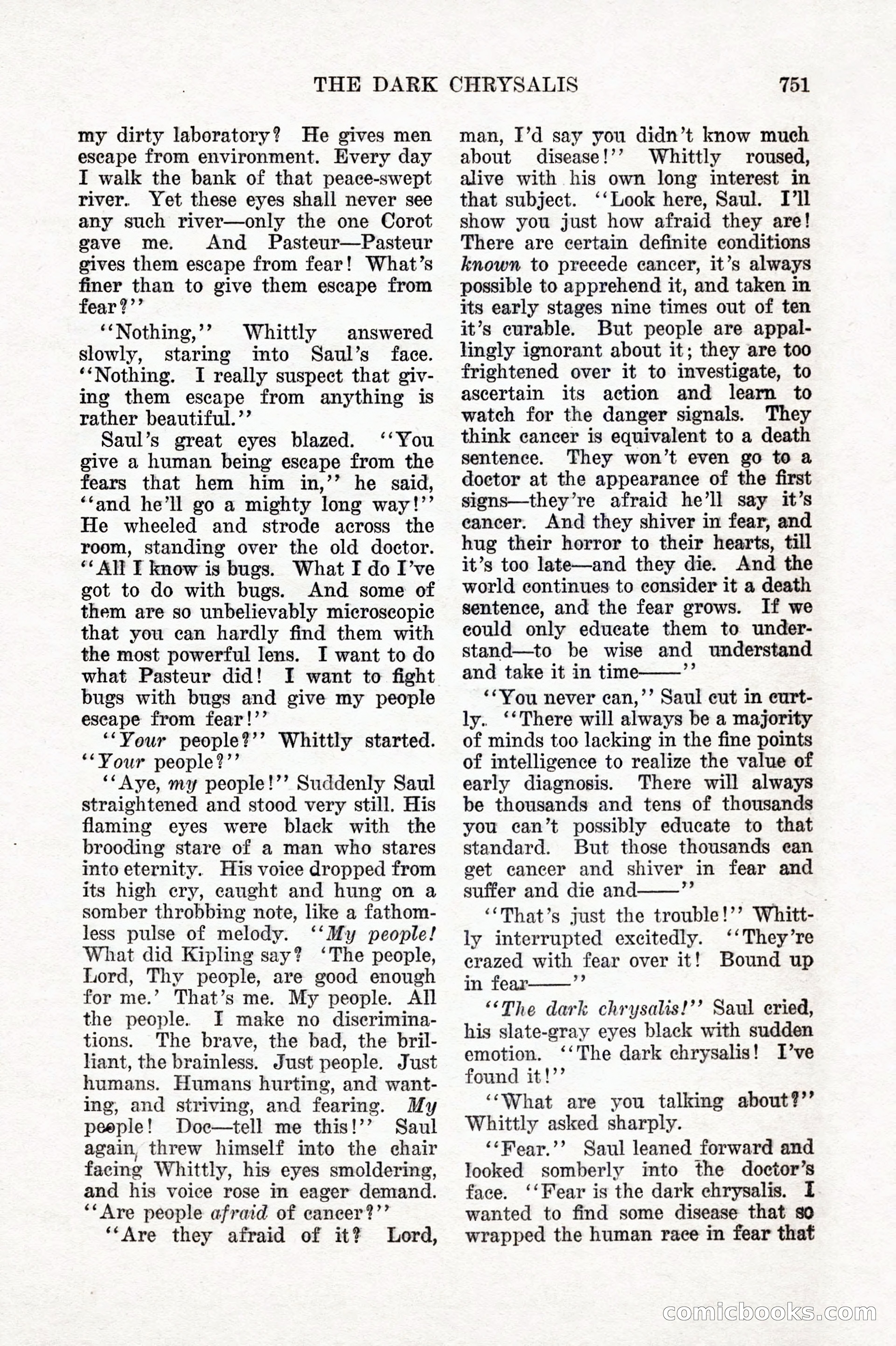 Weird Tales, Vol. IX No. 6 — page 33 of 148