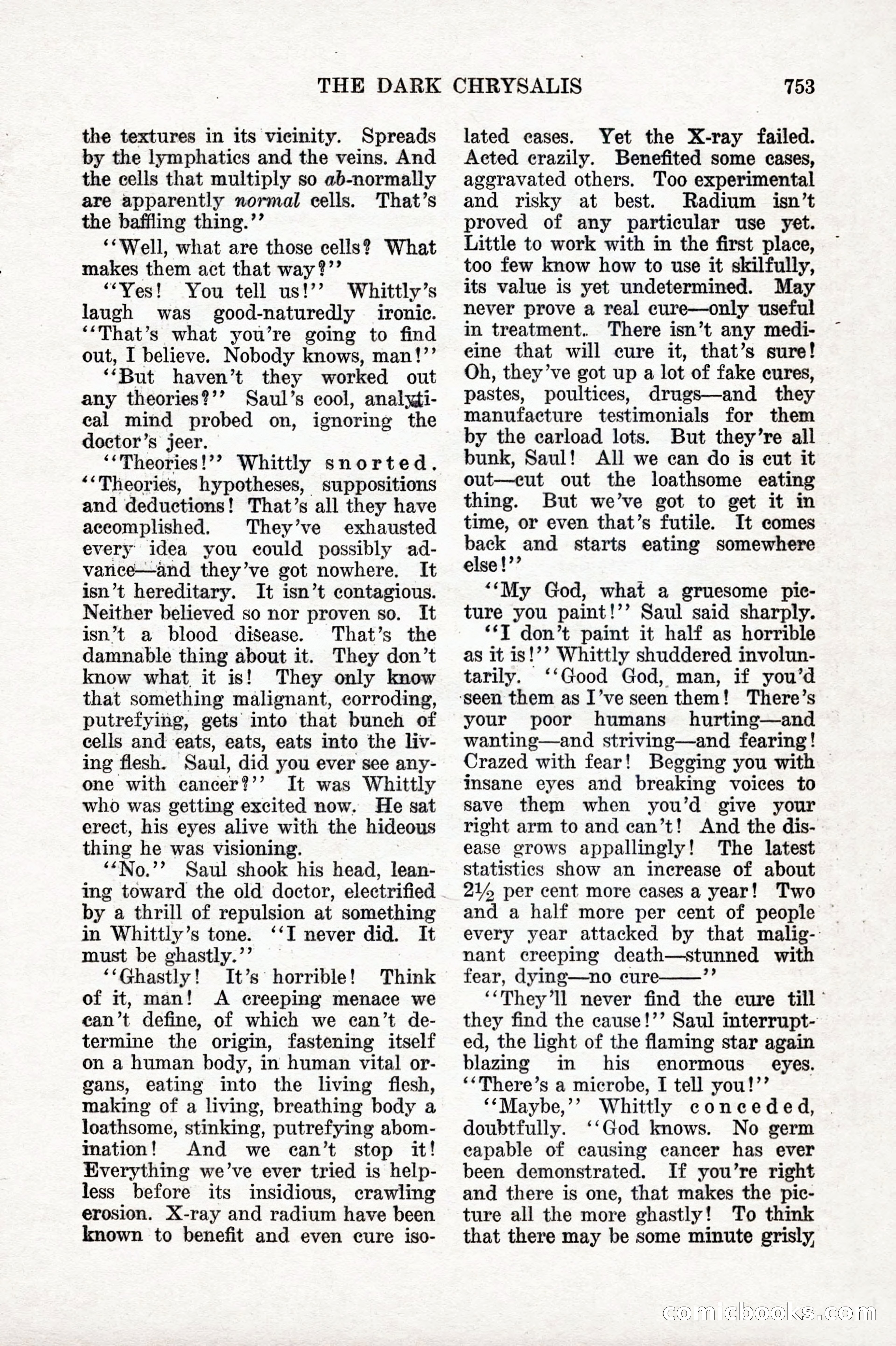 Weird Tales, Vol. IX No. 6 — page 35 of 148