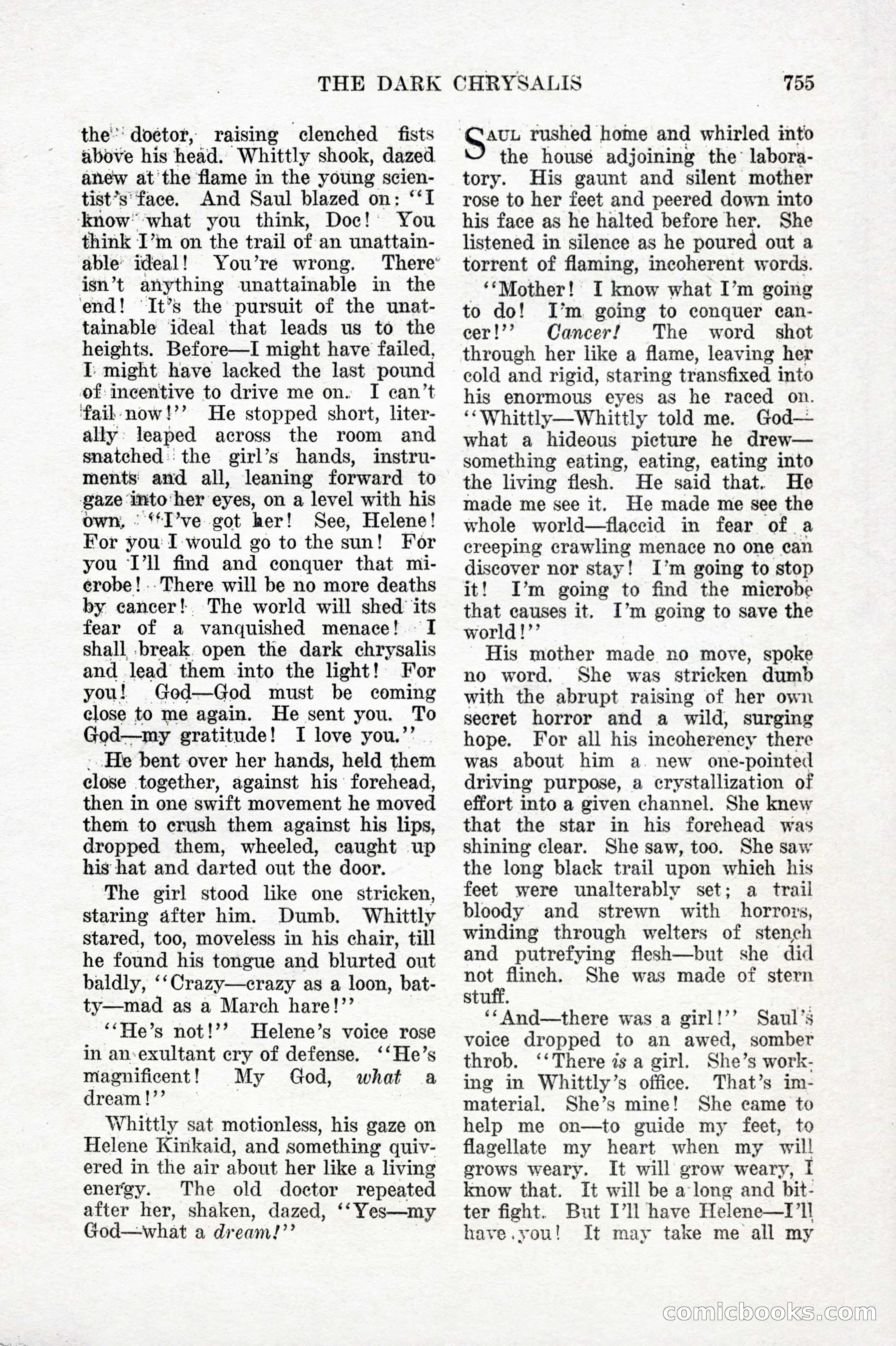 Weird Tales, Vol. IX No. 6 — page 37 of 148
