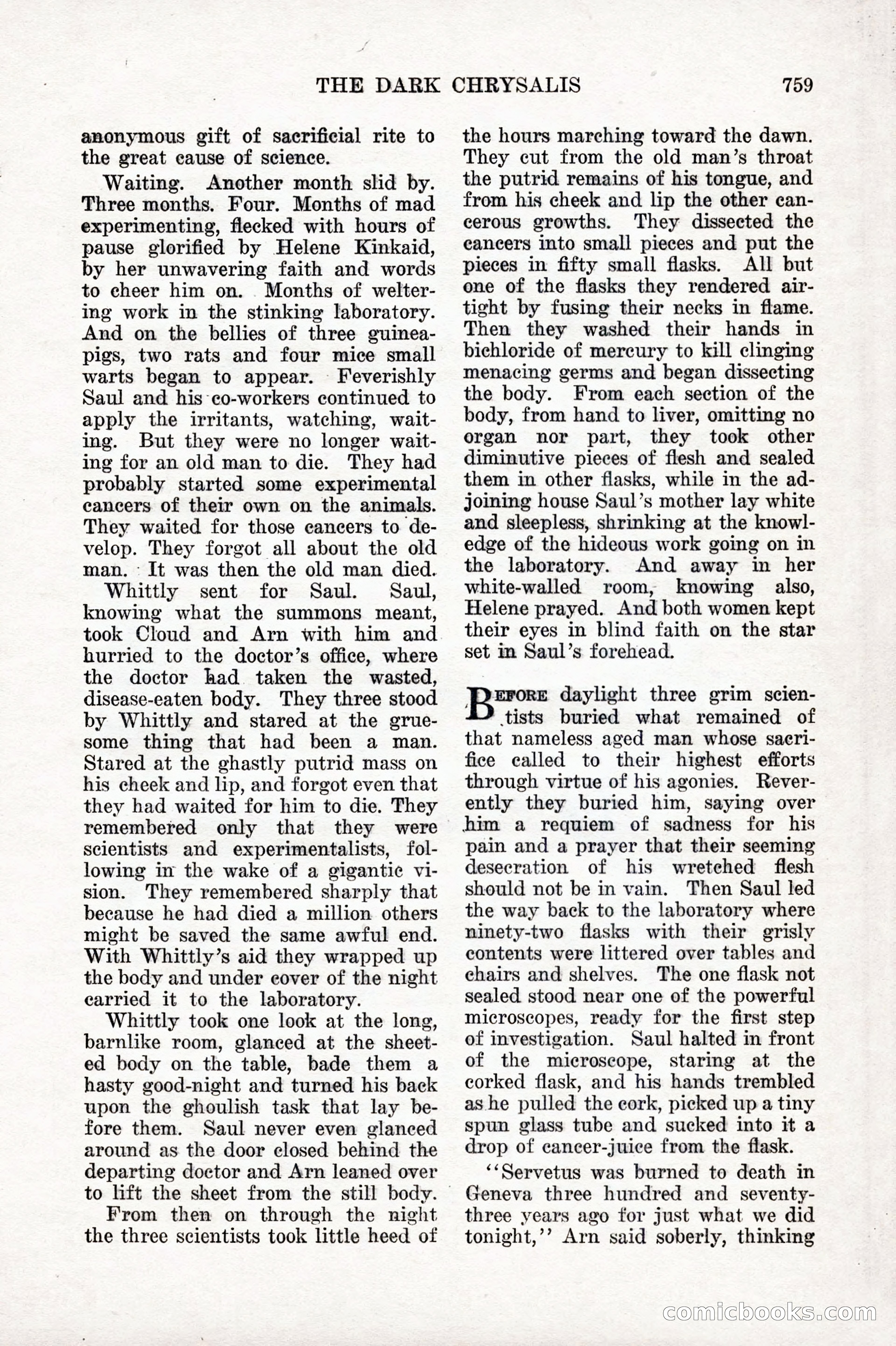 Weird Tales, Vol. IX No. 6 — page 41 of 148