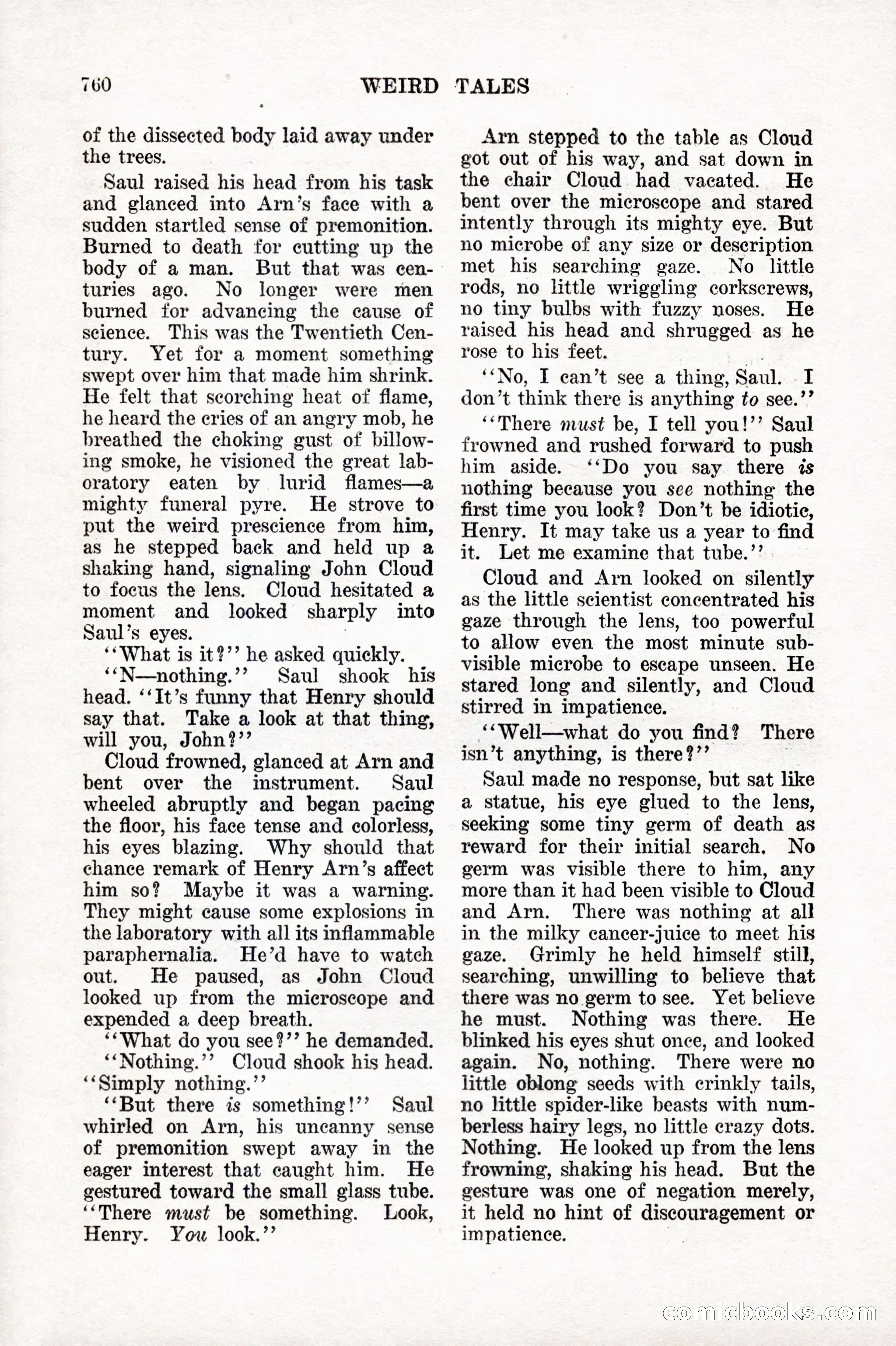Weird Tales, Vol. IX No. 6 — page 42 of 148
