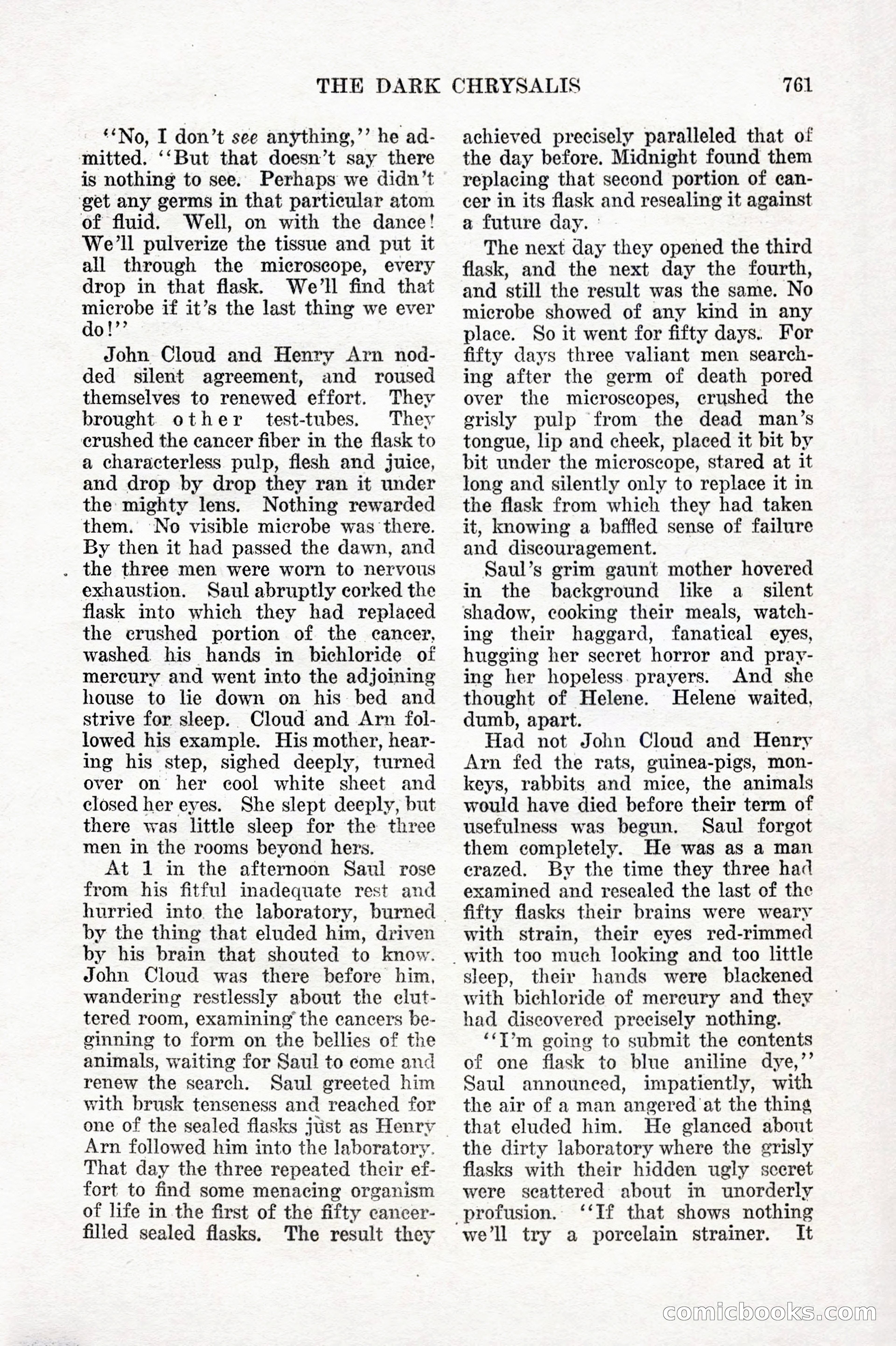 Weird Tales, Vol. IX No. 6 — page 43 of 148