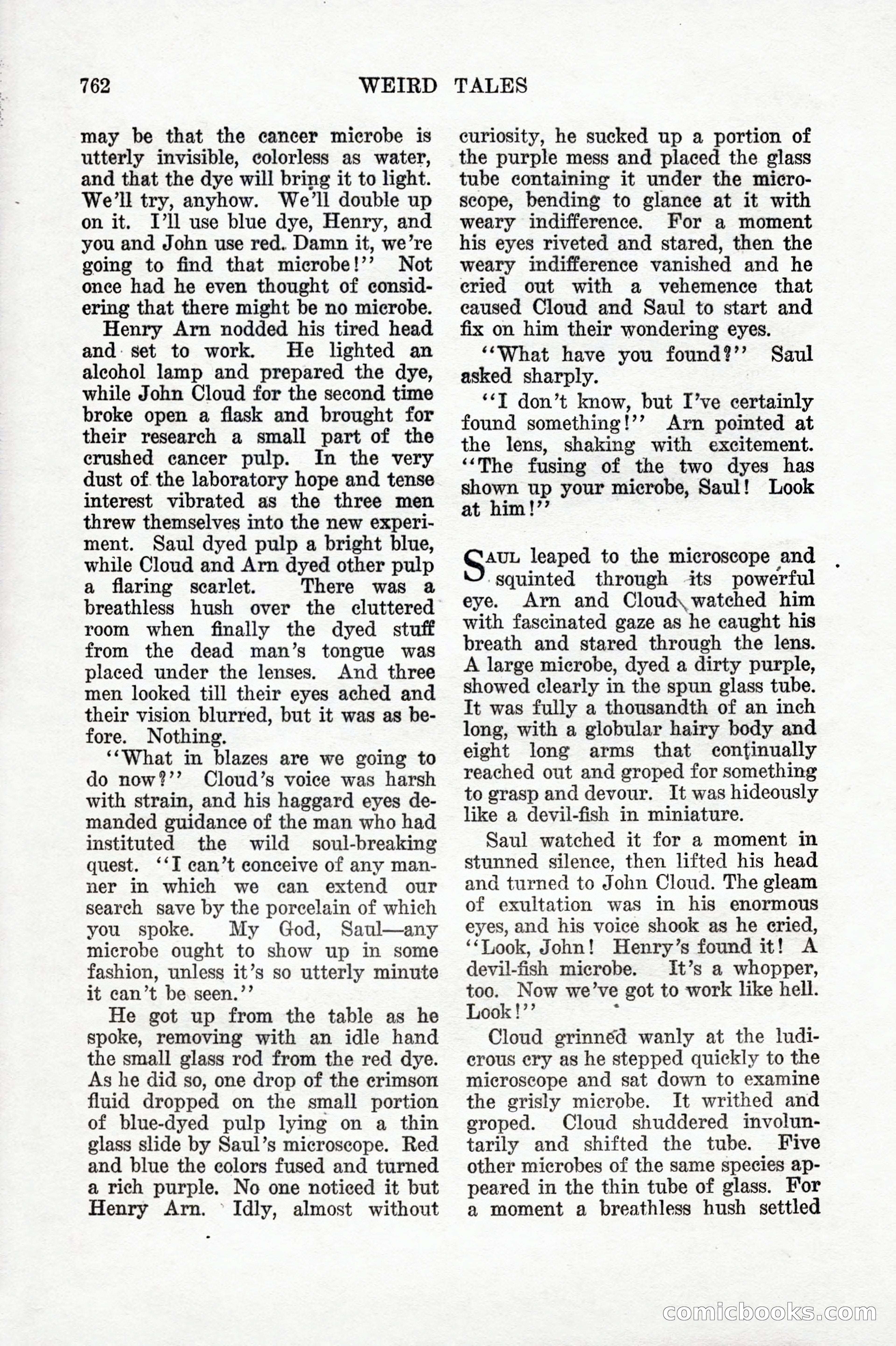Weird Tales, Vol. IX No. 6 — page 44 of 148