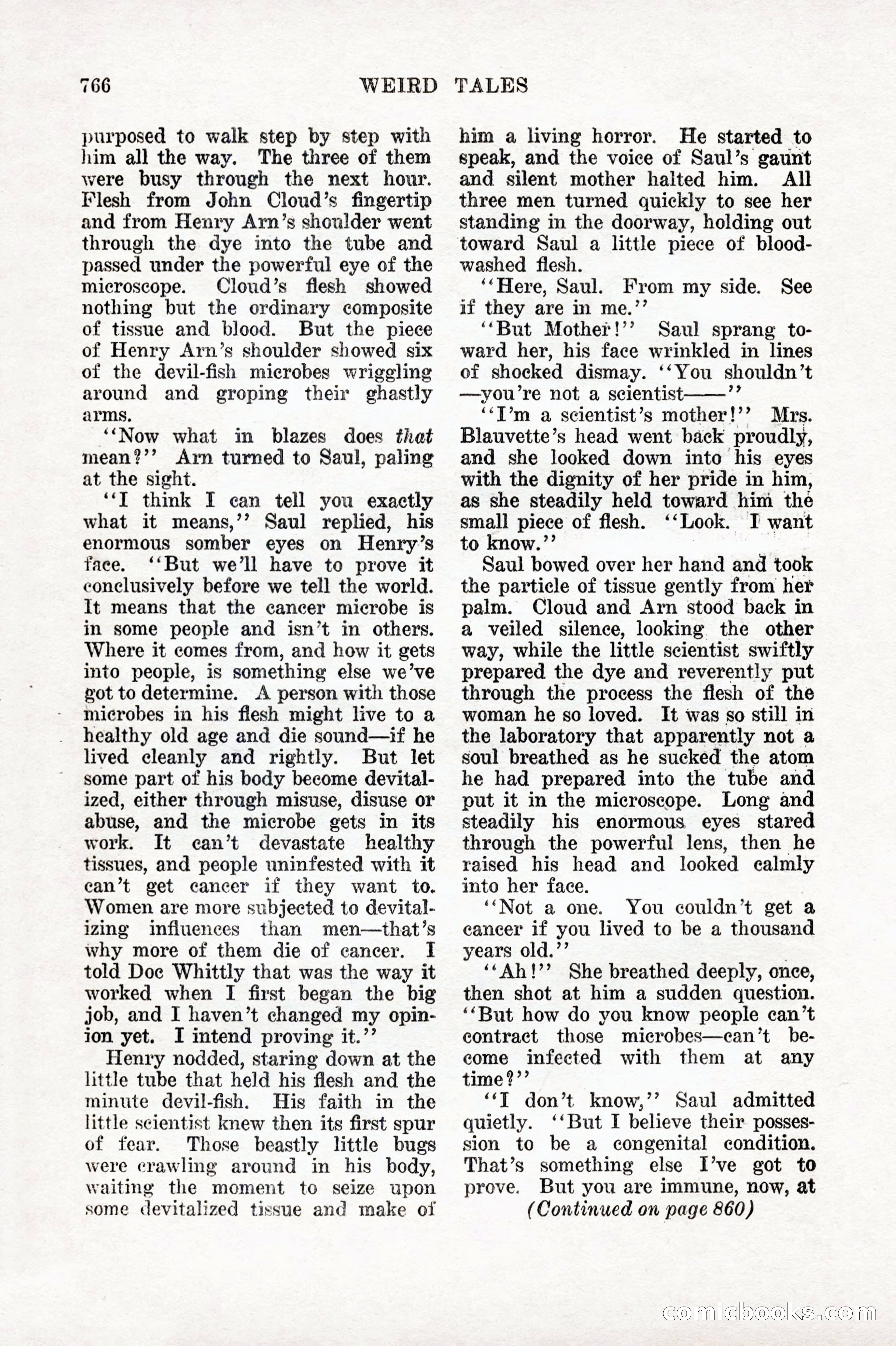 Weird Tales, Vol. IX No. 6 — page 48 of 148
