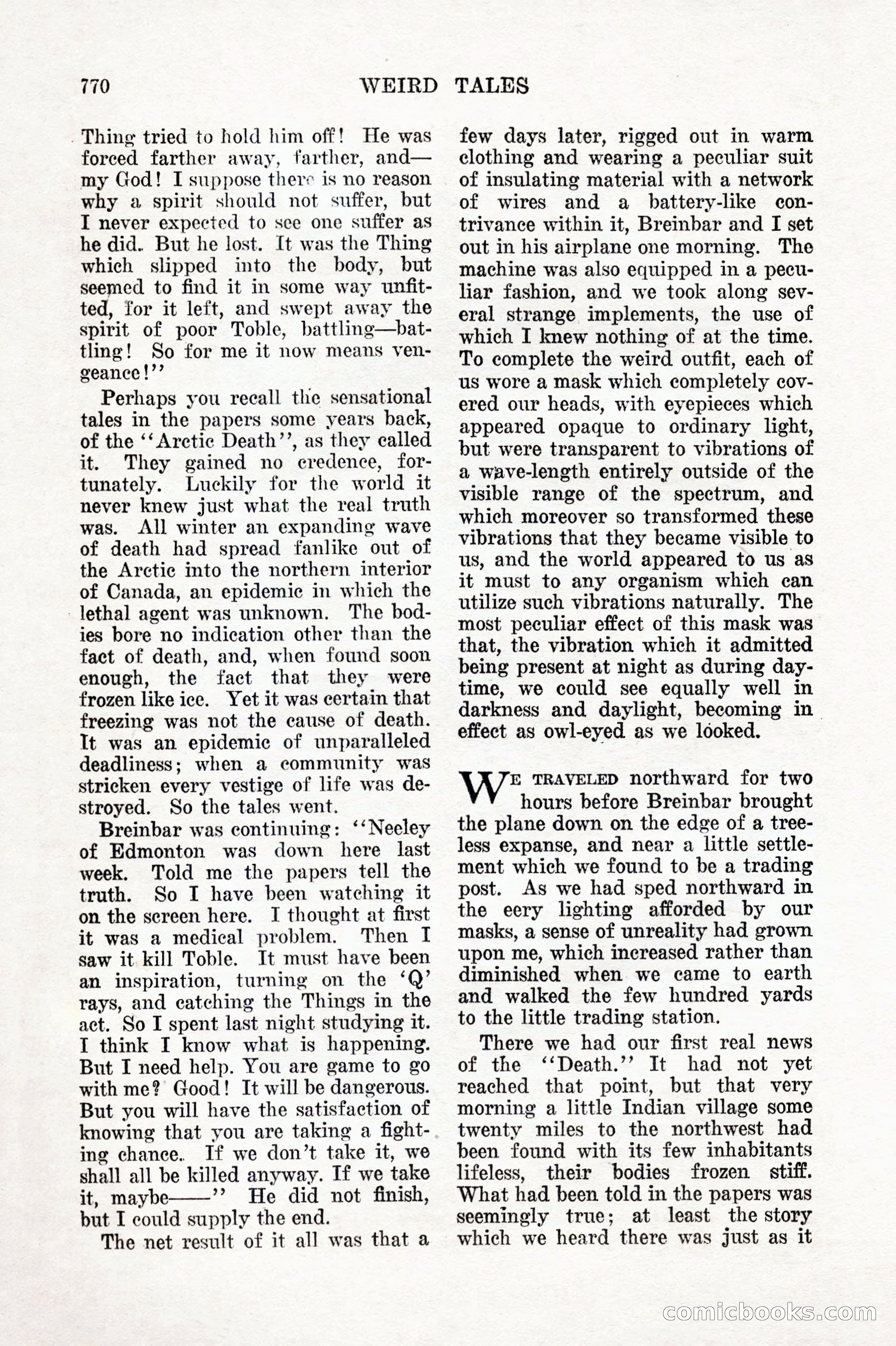 Weird Tales, Vol. IX No. 6 — page 52 of 148