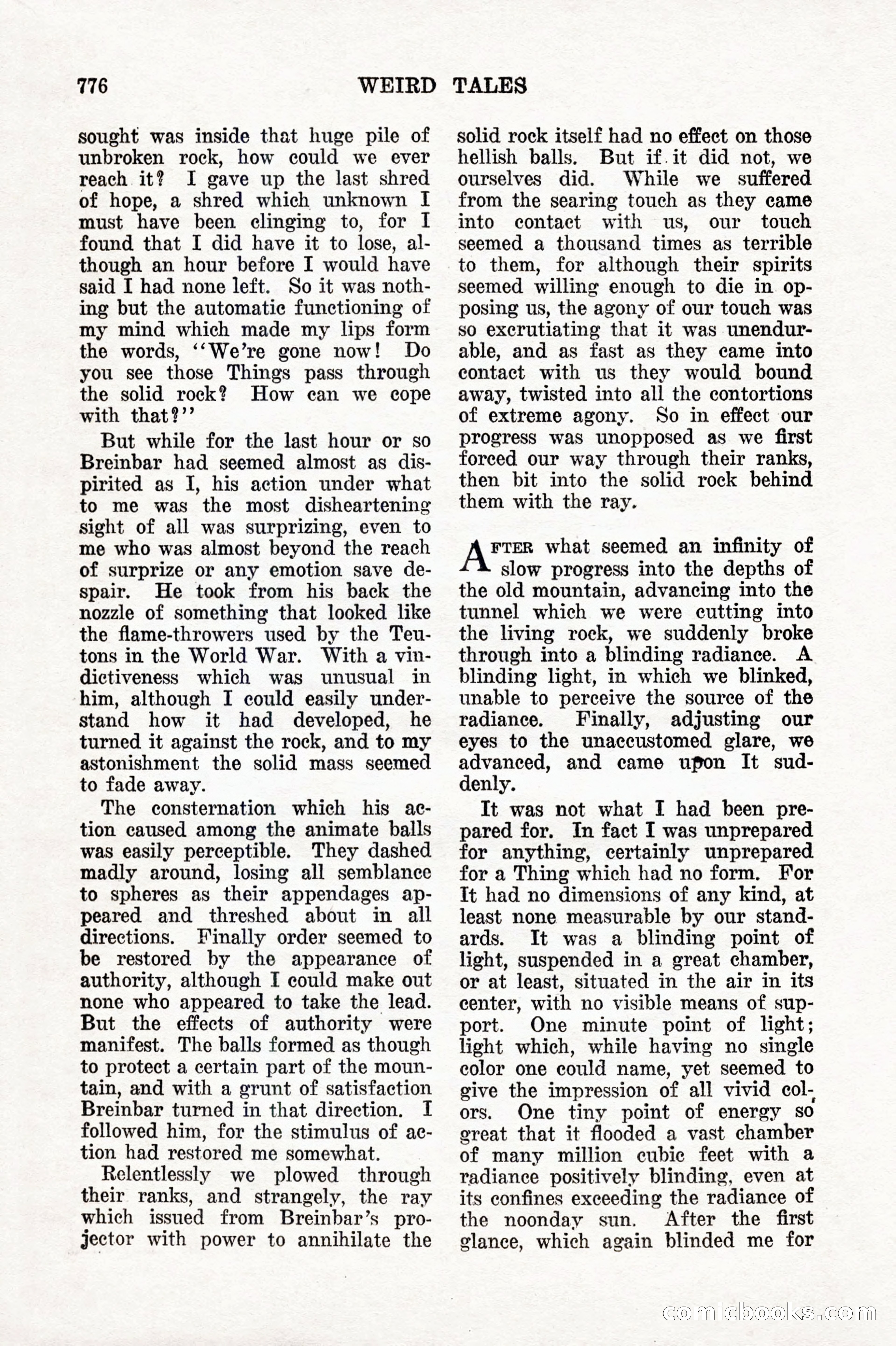 Weird Tales, Vol. IX No. 6 — page 58 of 148