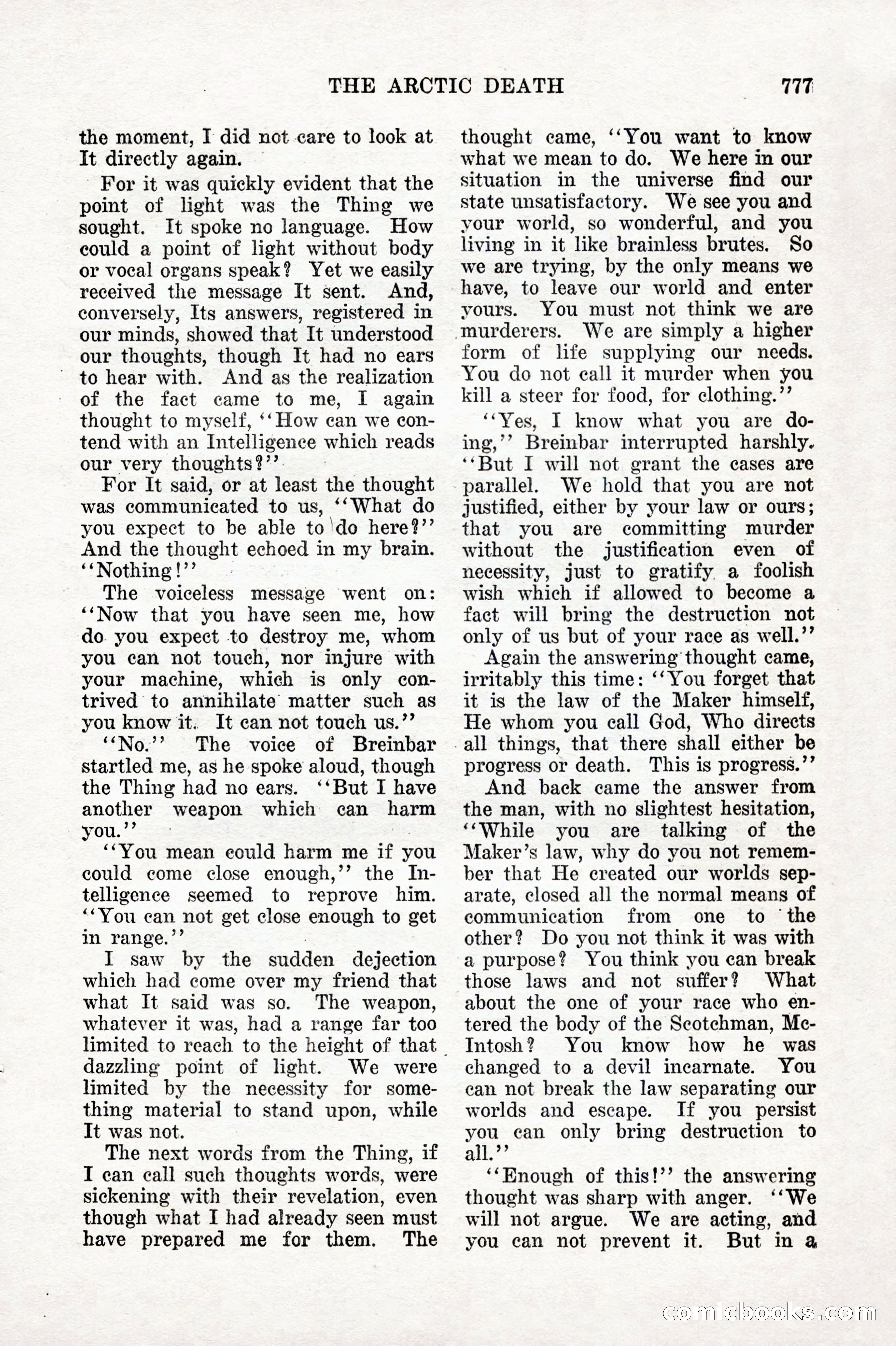 Weird Tales, Vol. IX No. 6 — page 59 of 148