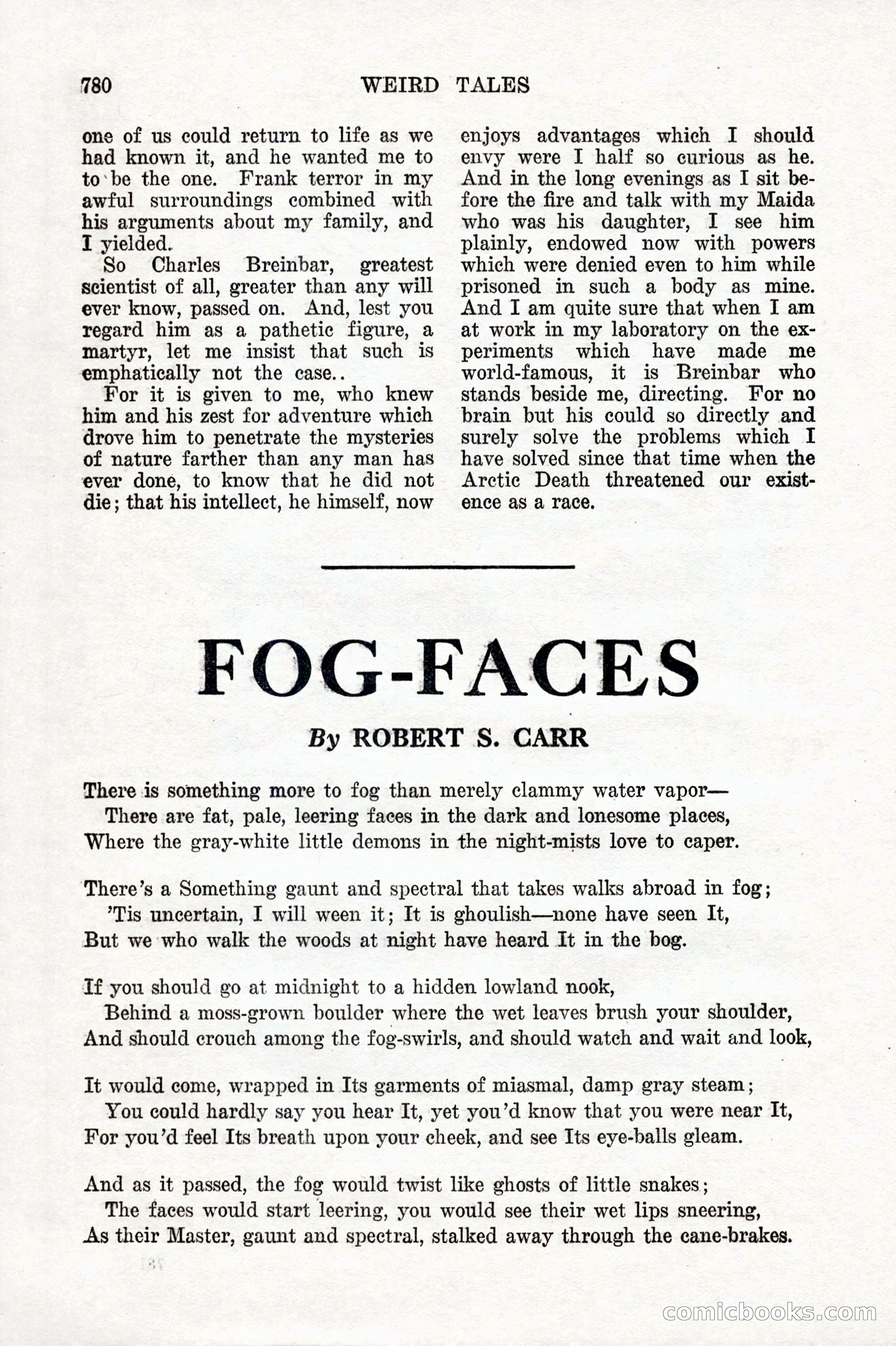 Weird Tales, Vol. IX No. 6 — page 62 of 148