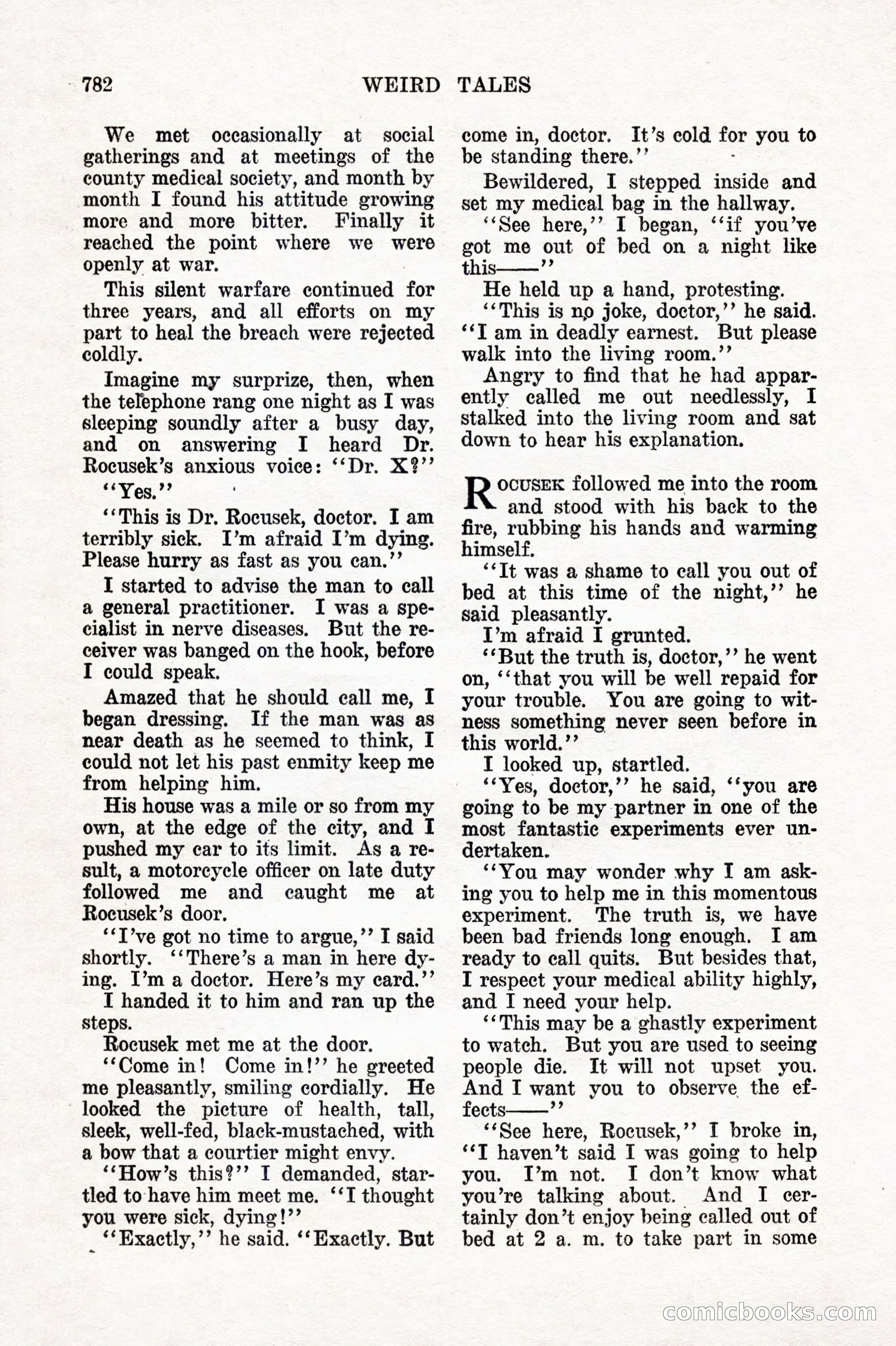 Weird Tales, Vol. IX No. 6 — page 64 of 148